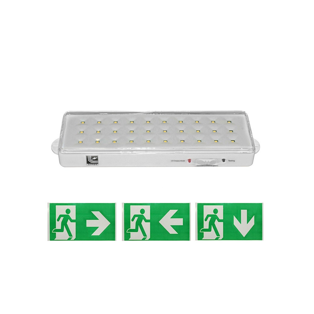 Consume Case Postman Dedeman - Lampa exit, pentru evacuare de urgenta, 30 LED, 180lm, autonomie  7 -10 ore, IP20 - Dedicat planurilor tale