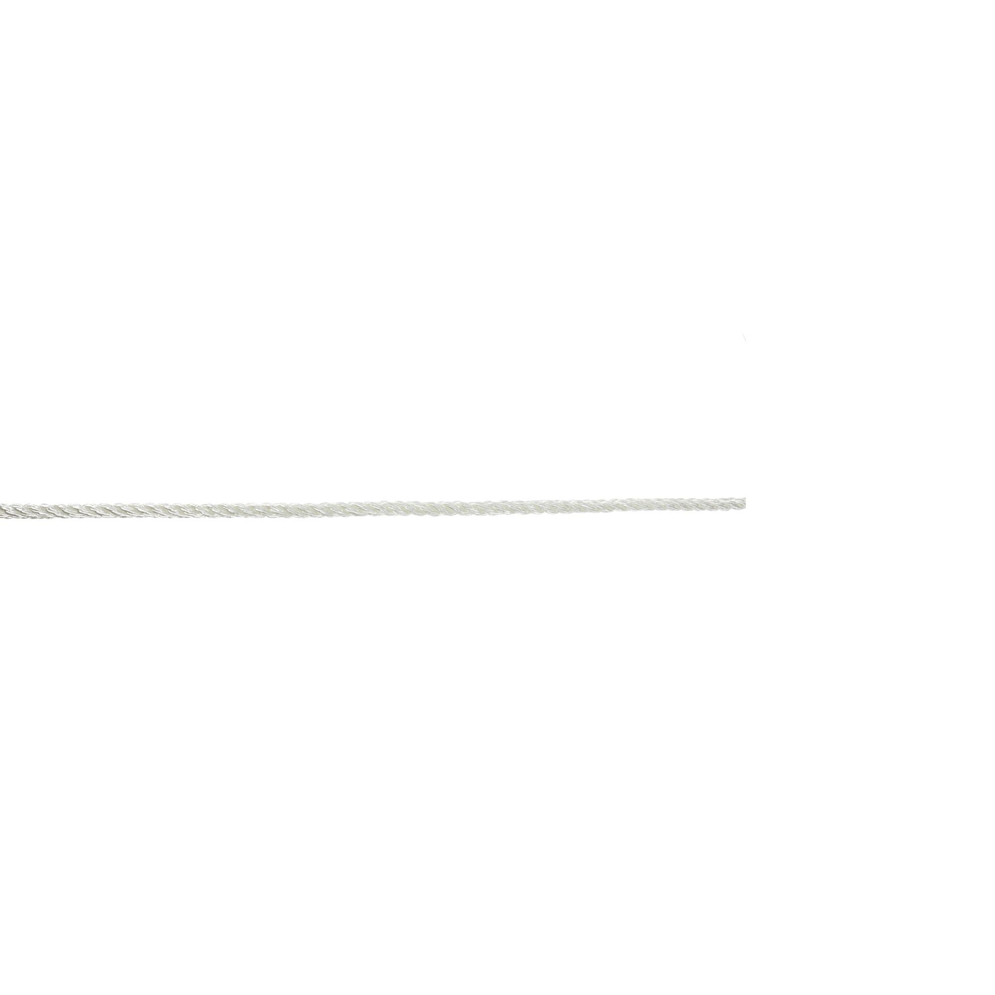 Sfoara poliamida, alba, 8 mm