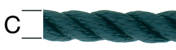 Sfoara poliamida, neagra,10 mm