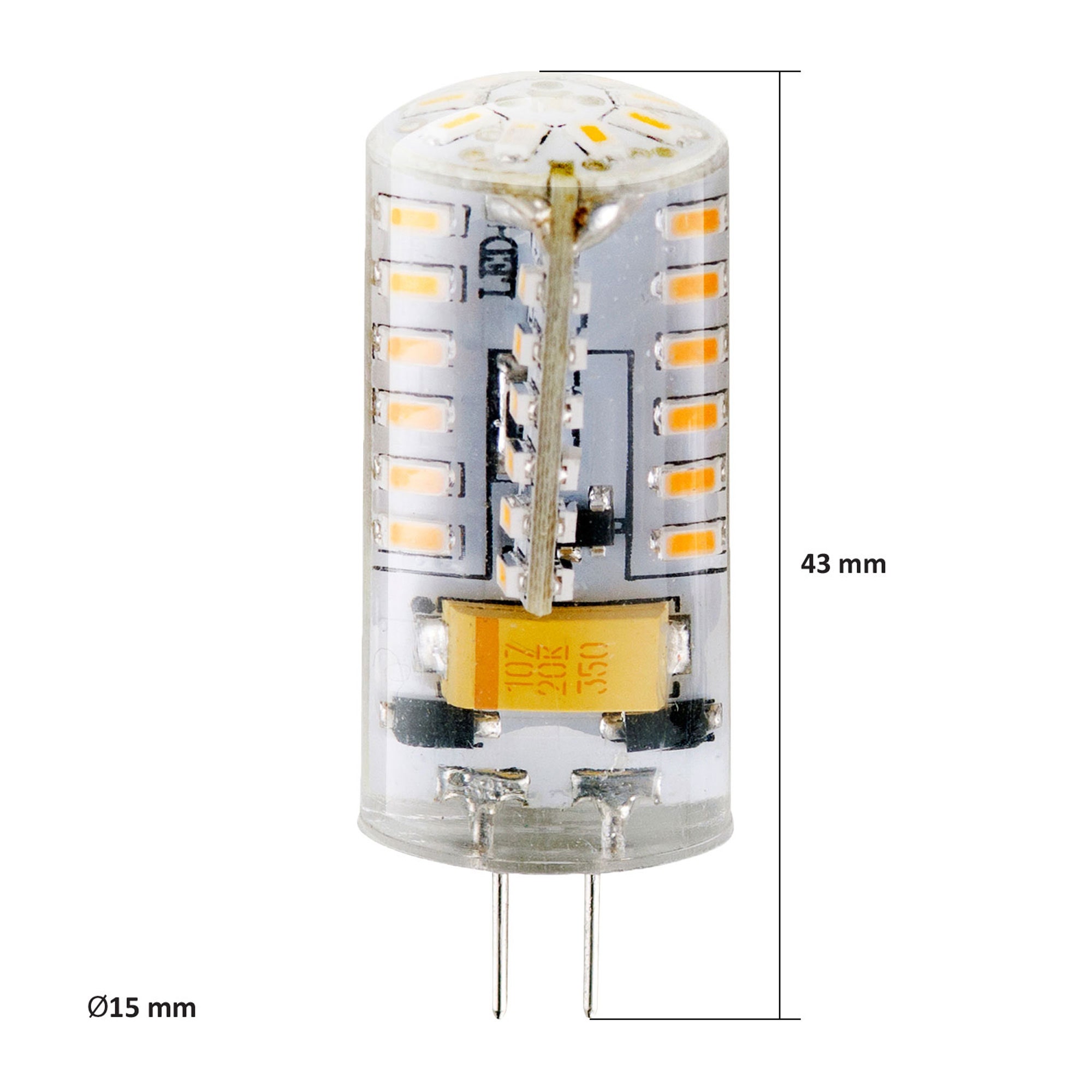 Bec LED Lohuis mini G4 3W 220lm lumina rece 6500 K, 12V