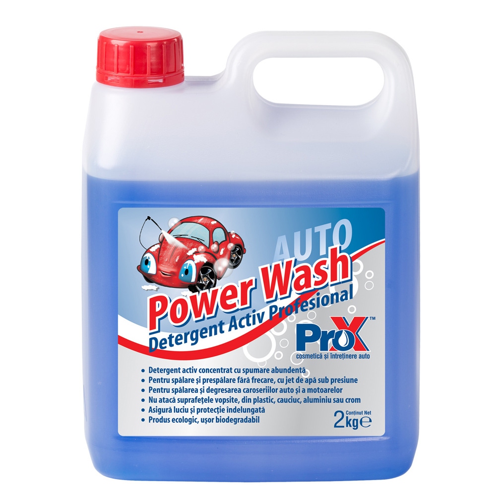 Detergent auto profesional, Pro-X Power Wash, spuma activa, 2 l