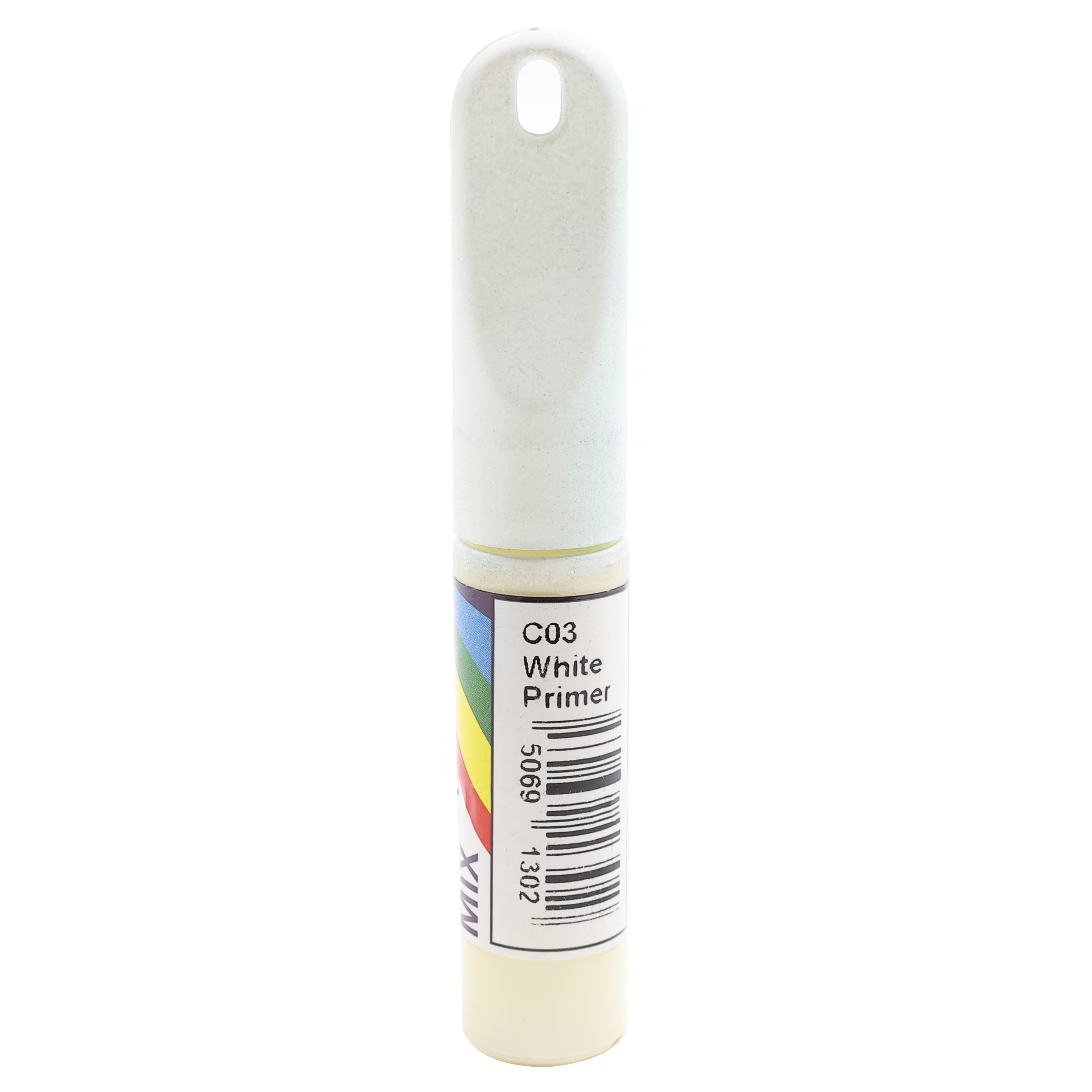 Corector auto Colormix Stift White Primer, pentru intretinere caroserie, alb, 12.5 ml