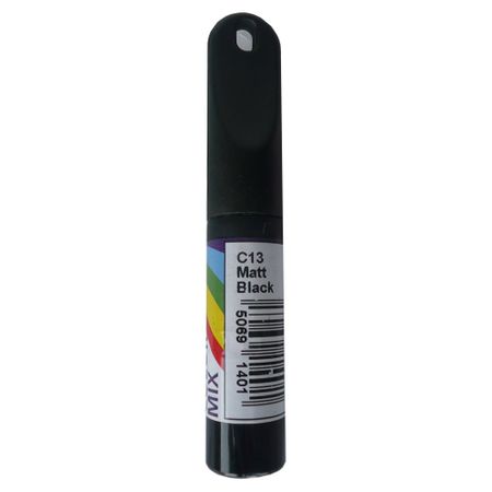 Corector auto Colormix Stift Matt Black, pentru intretinere caroserie, negru, 12 g