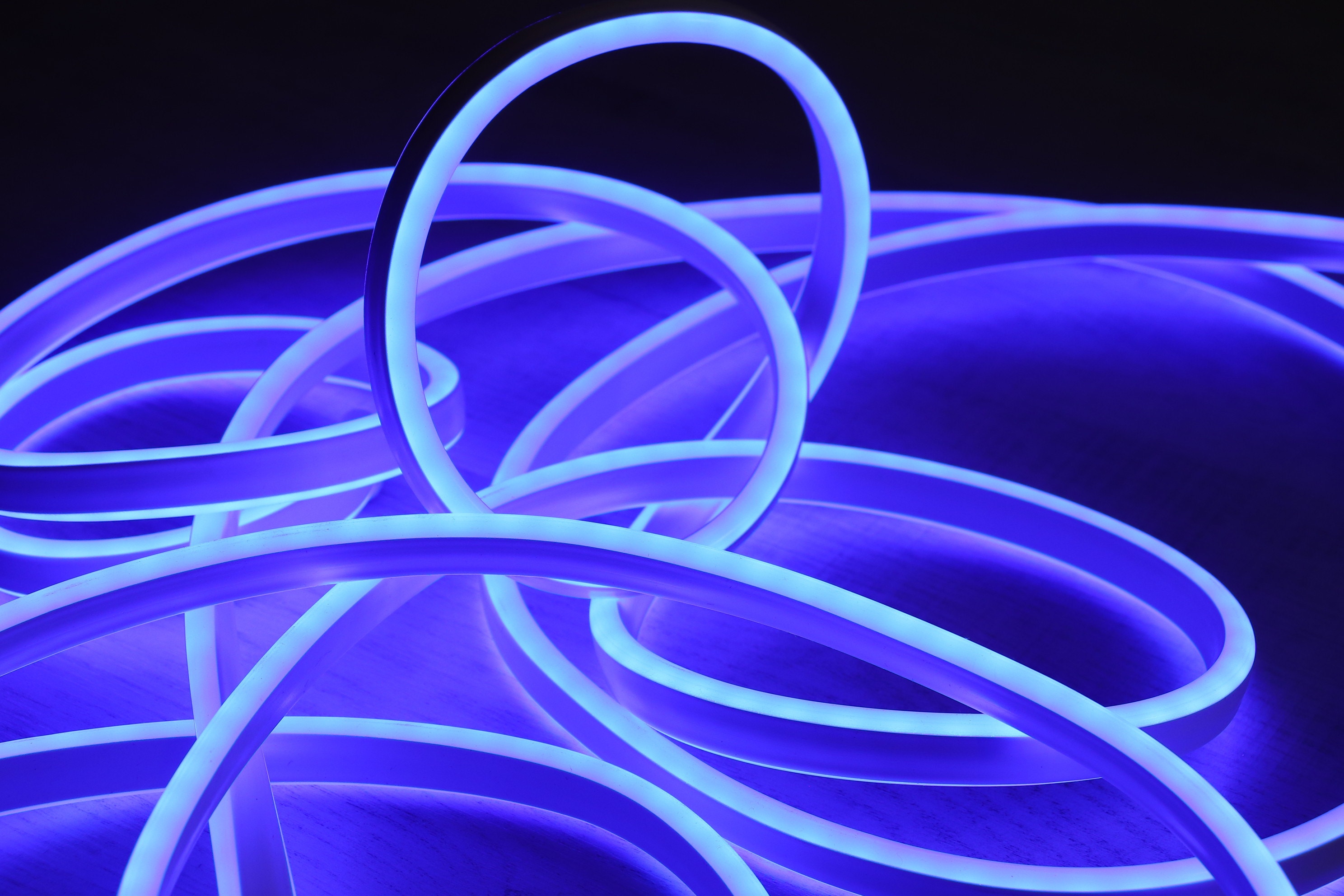 Cablu neon 96 LED / m Hoff albastru interior / exterior 5 m