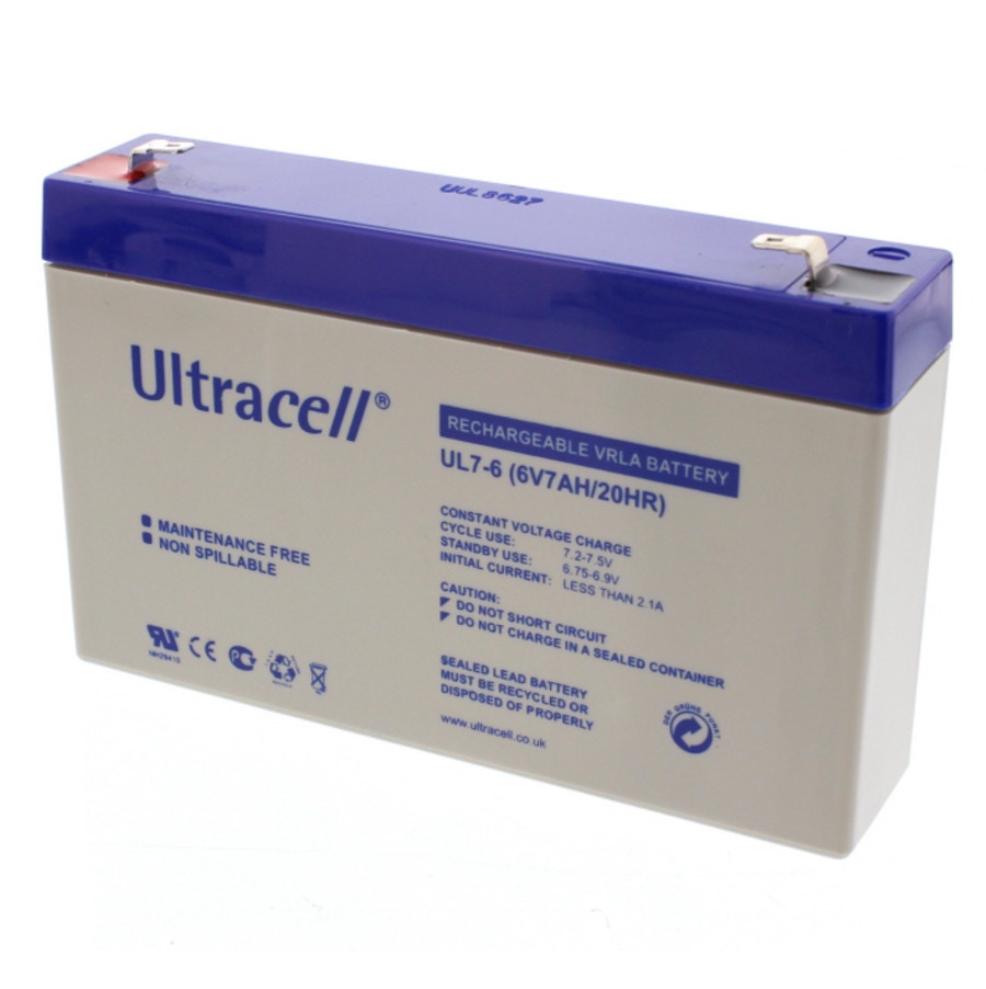 Acumulator plumb acid Ultracell BAT-LEAD-6V7AH-UC, 6V, 7000 mAh