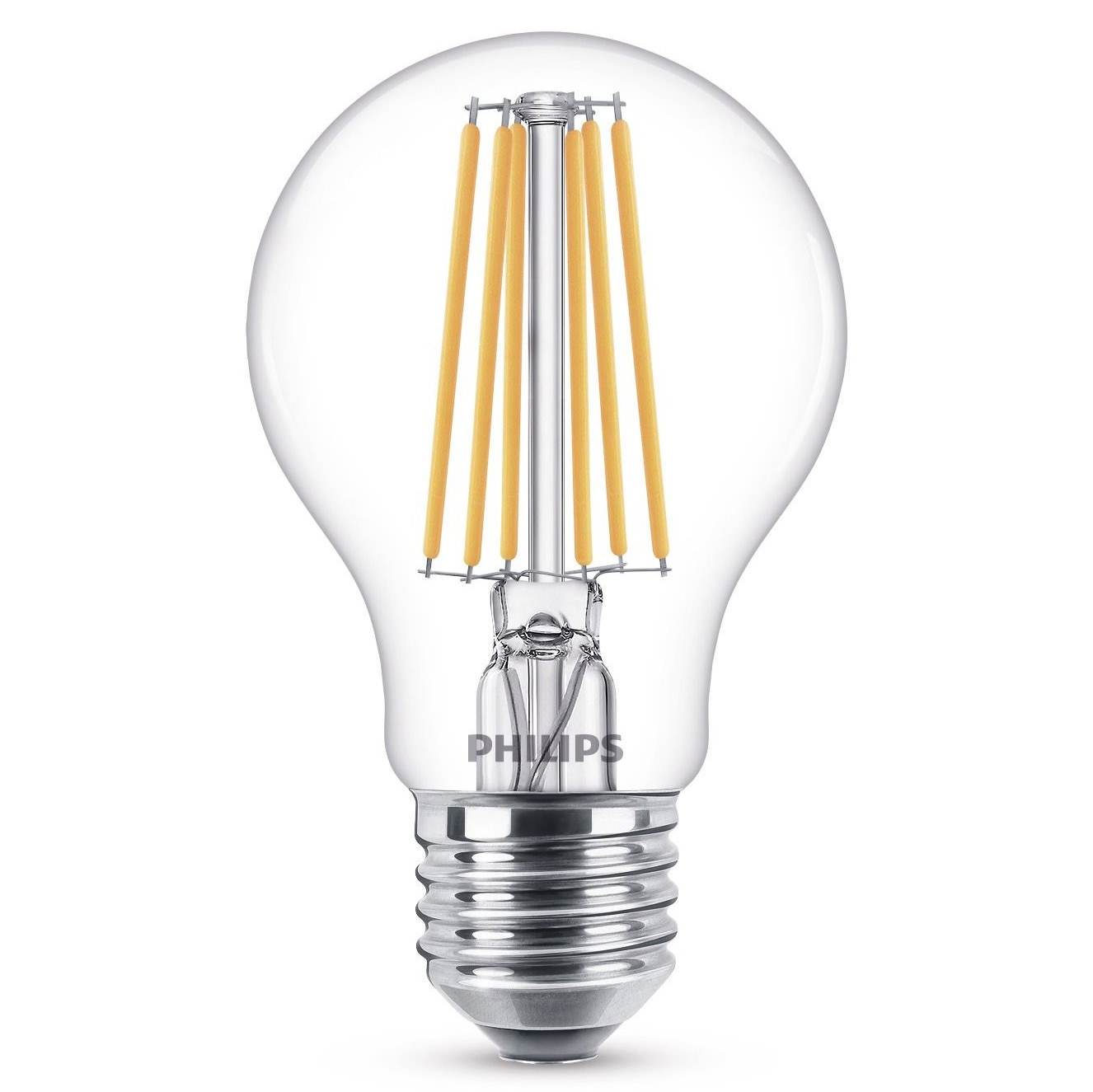 Bec LED filament Philips clasic A60 E27 10.5W 1521lm lumina calda 2700 K