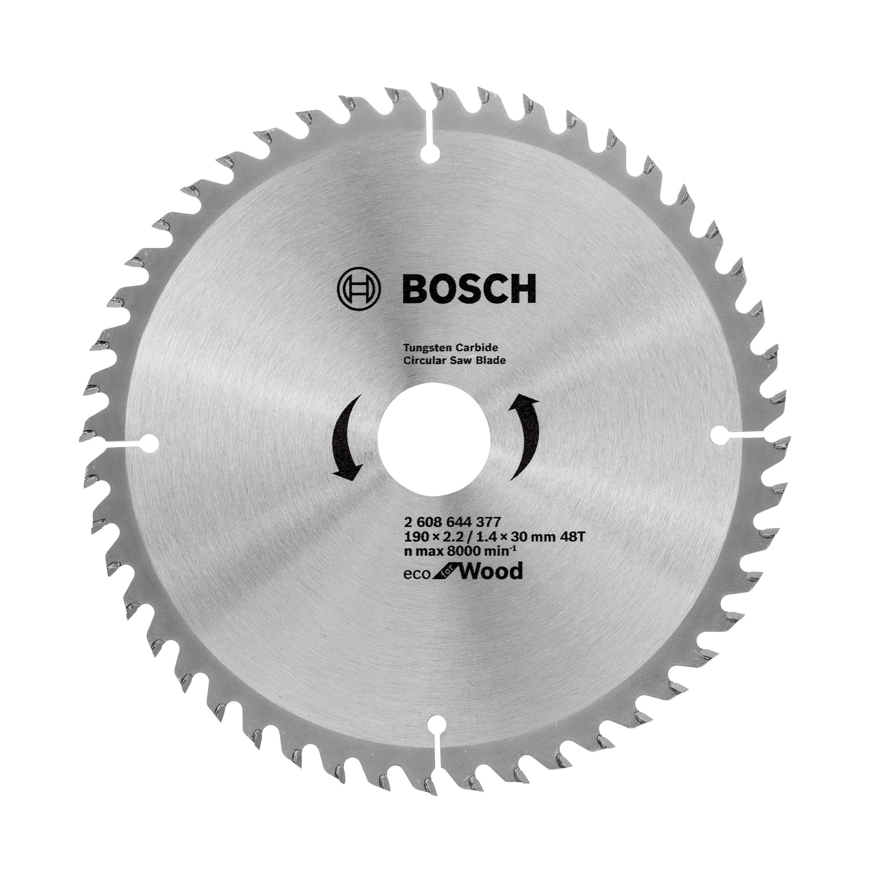 Disc circular, pentru lemn, Bosch 2608644377, 190 x 30 x 1.4 mm, 48T