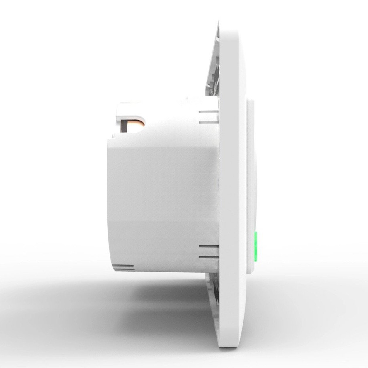 Intrerupator smart / inteligent, dublu Smarthome WS222, Wi-Fi, control distanta si comenzi vocale, programabil, alb