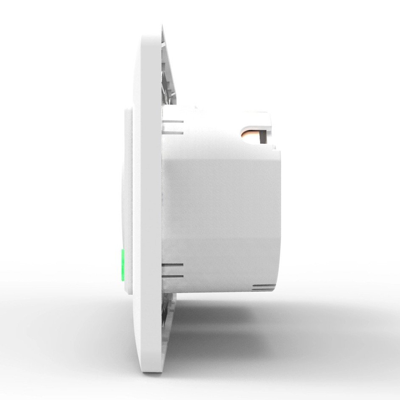 Intrerupator smart / inteligent, dublu Smarthome WS222, Wi-Fi, control distanta si comenzi vocale, programabil, alb