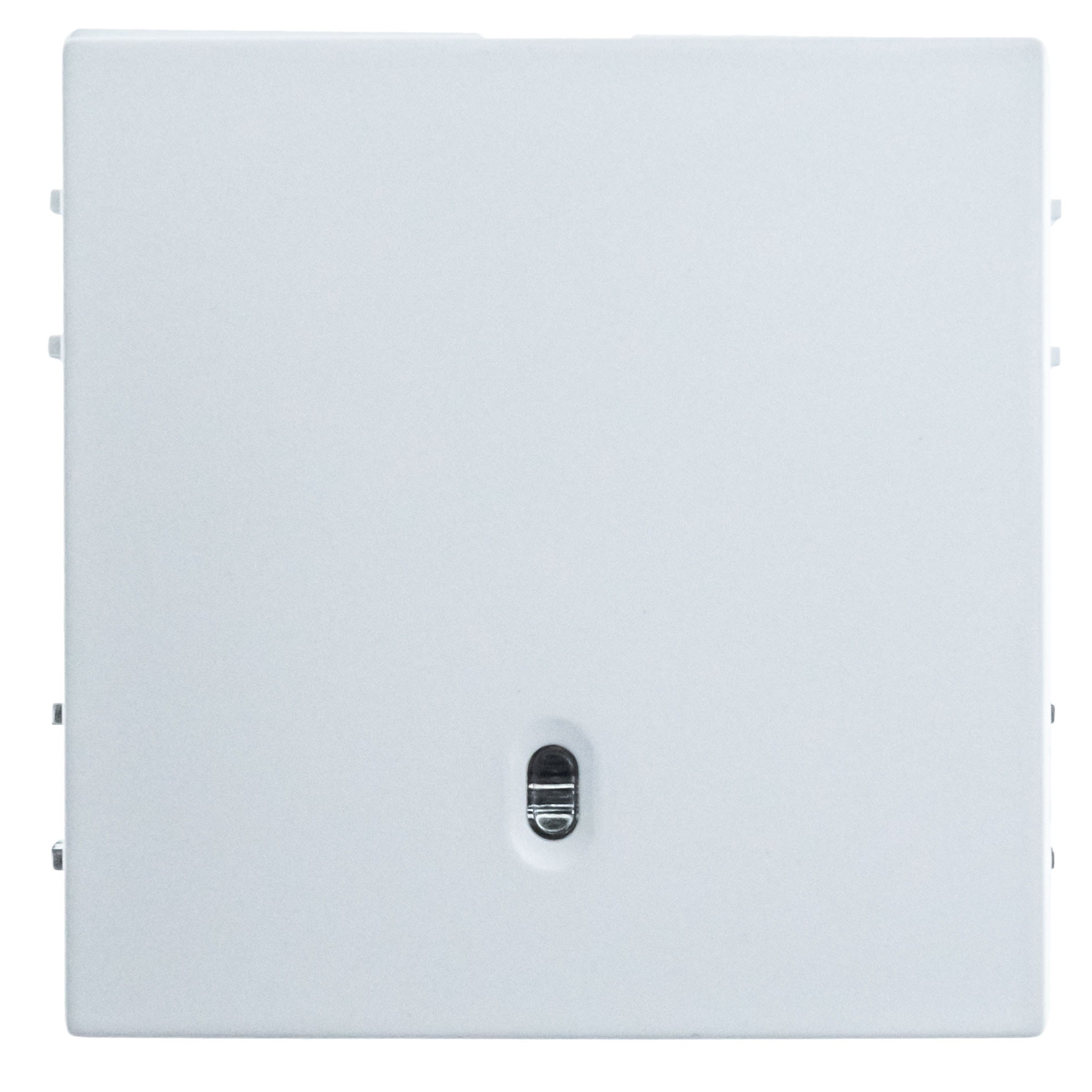 Intrerupator simplu cu indicator luminos MONO Electric Seria M, incastrat, modular - 2, alb