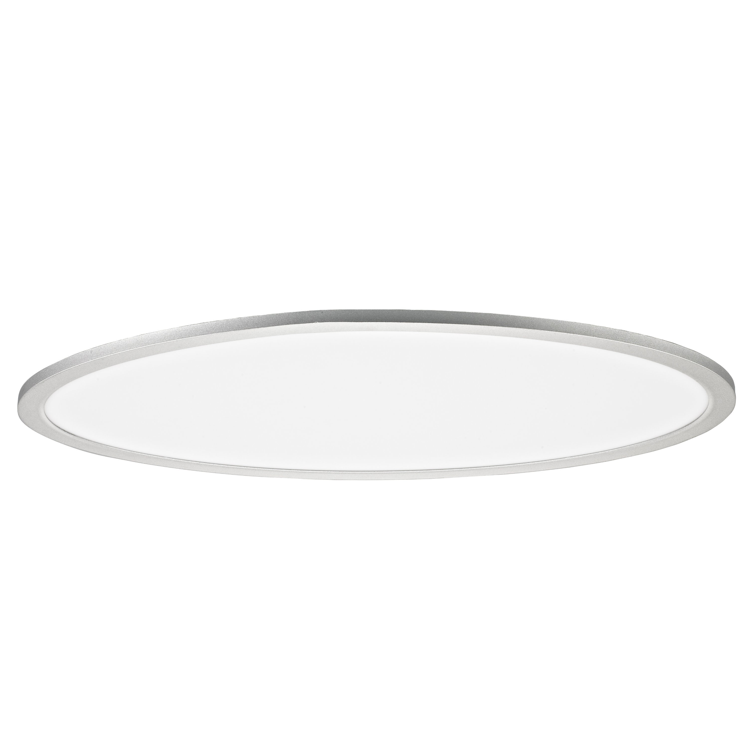 Plafoniera LED Taleb 2193, 60W, 4800lm, lumina calda - rece, argintiu + alb