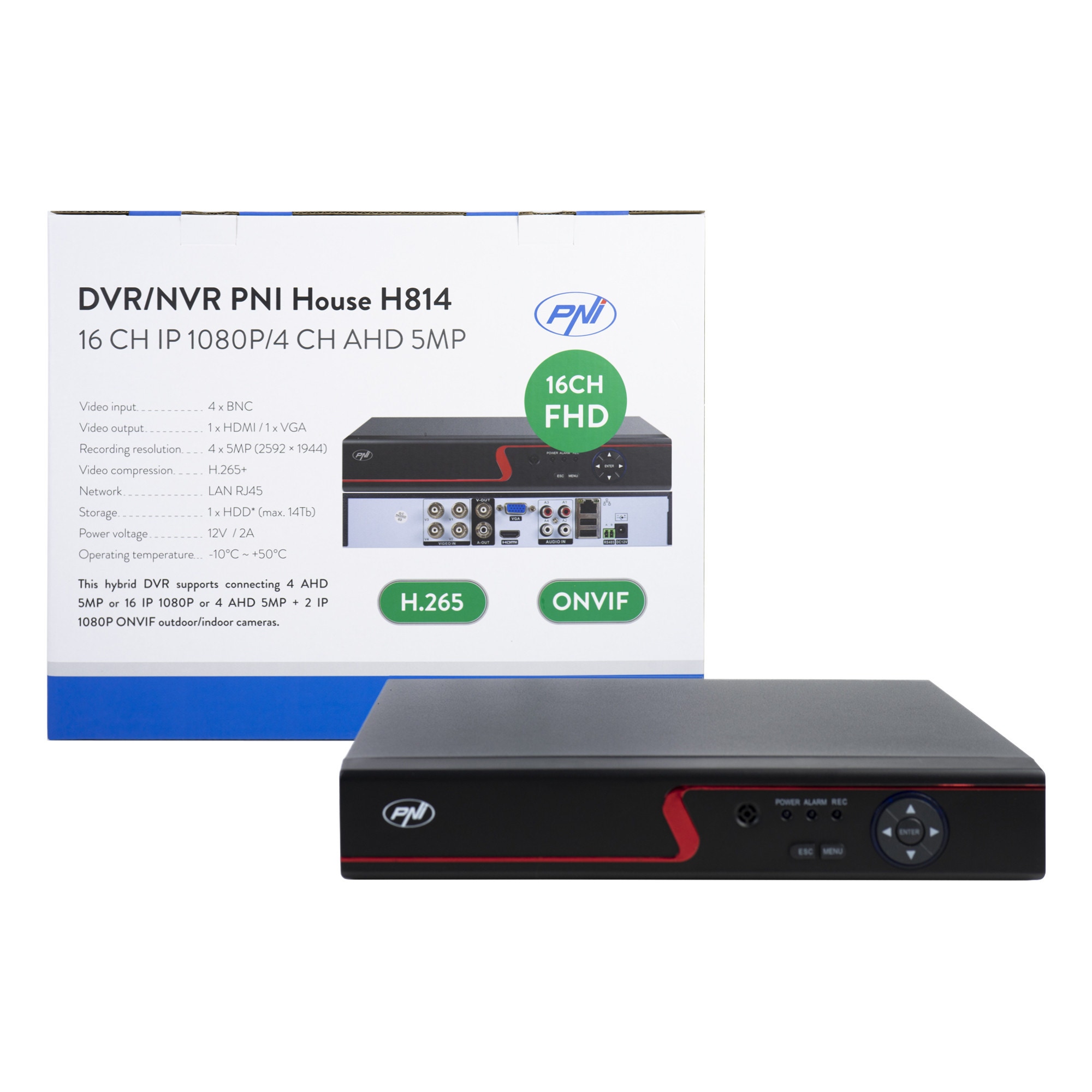 DVR 16 canale PNI-HOUSEH814