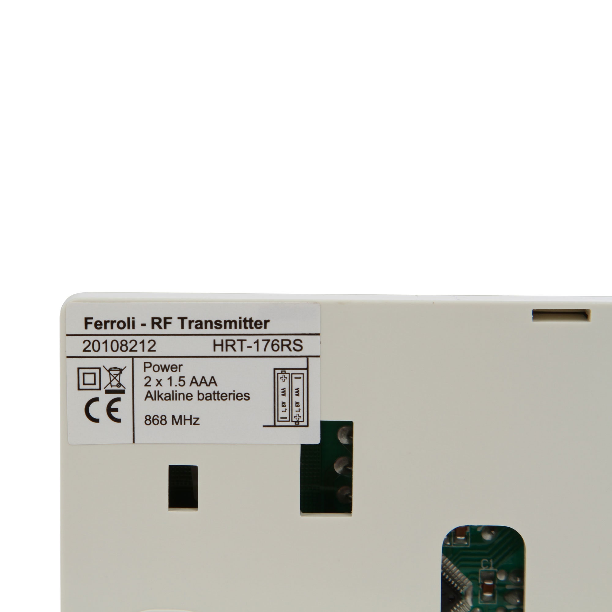 Termostat de ambient pentru centrala, wireless, Ferroli FER8 RF, neprogramabil, afisaj digital, 2 x 1.5 AAA, 230 V