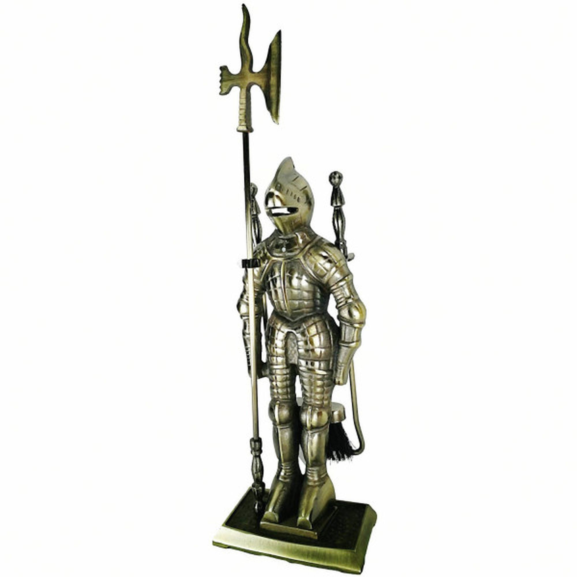 Set Cavaler, accesorii pentru semineu, metal, 530 mm