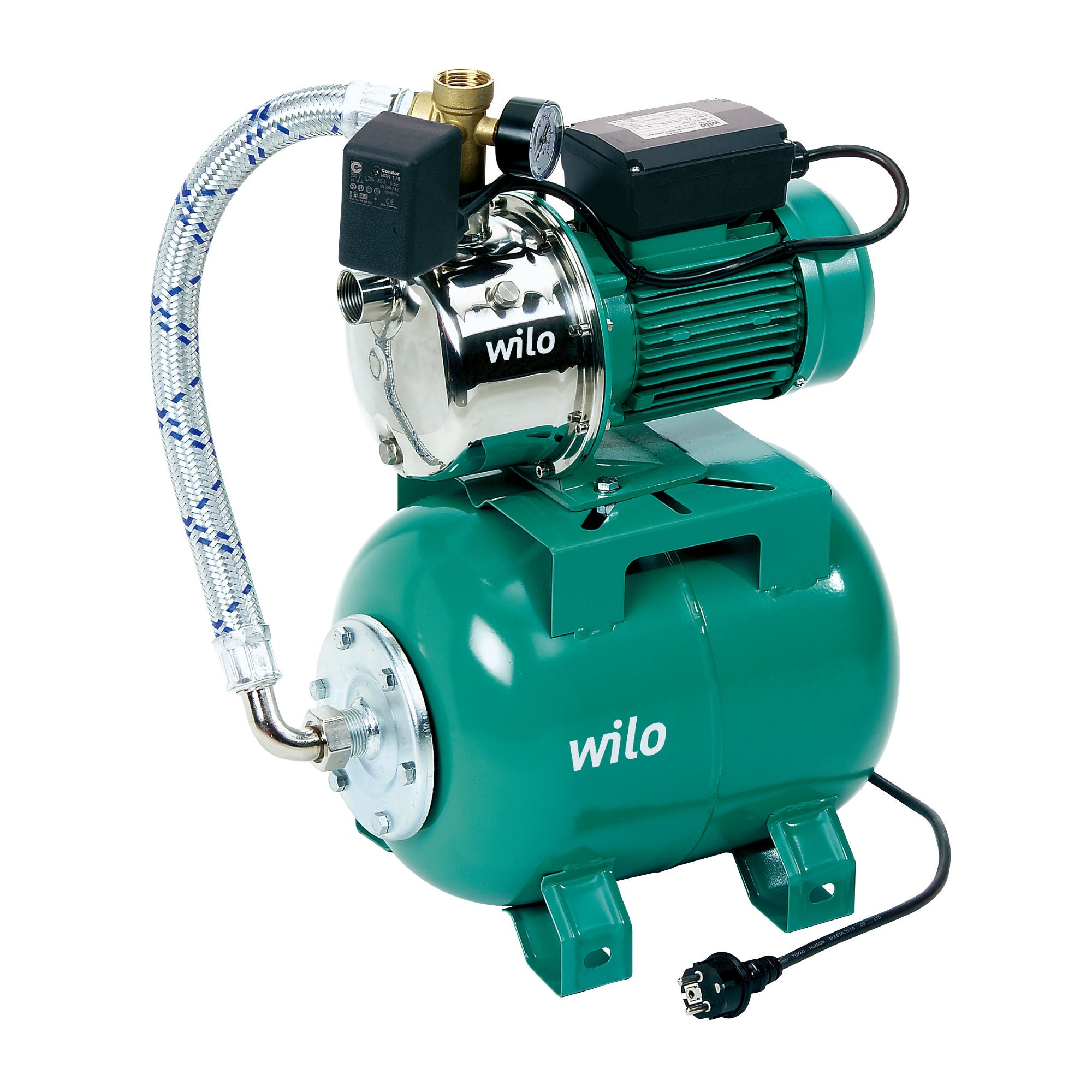 Hidrofor cu pompa electrica centrifuga Wilo HWJ 204 X EM, rezervor 50 L, 1130 W, Q max. 5 mc/h, 230 V
