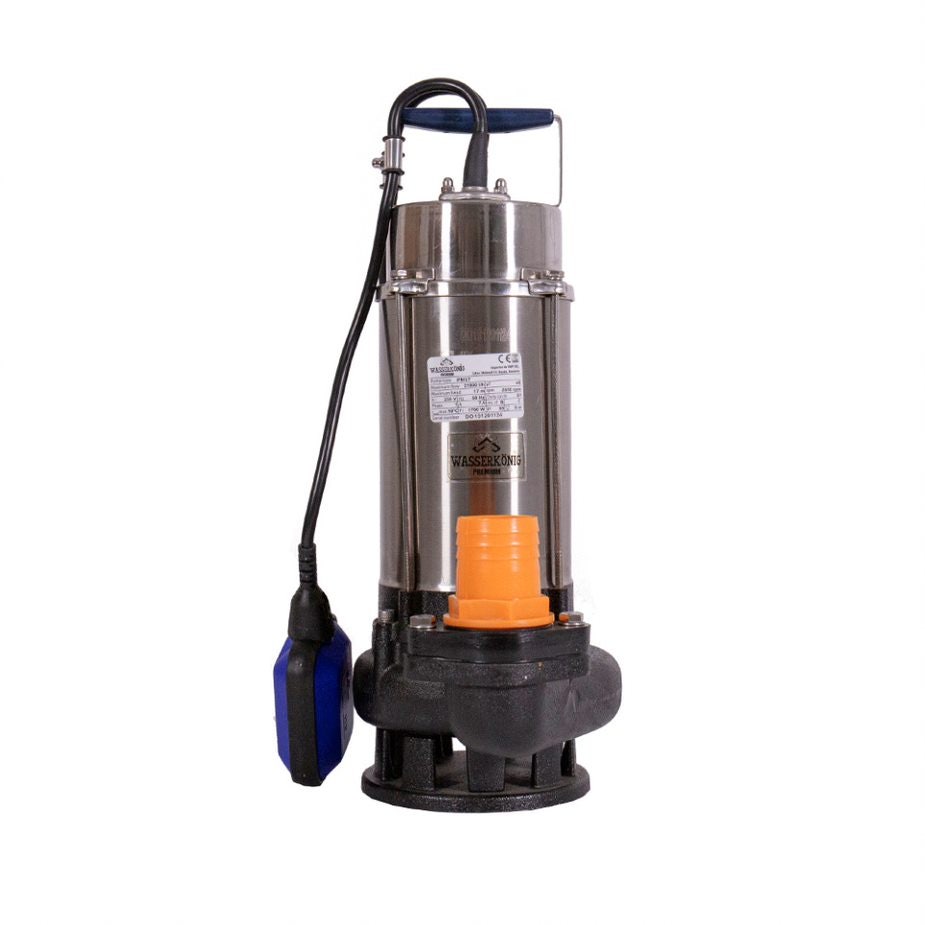 Pompa submersibila ape murdare Wasserkonig PSI 17, inox, 21 mc/h, H max. 17 m, 1700 W