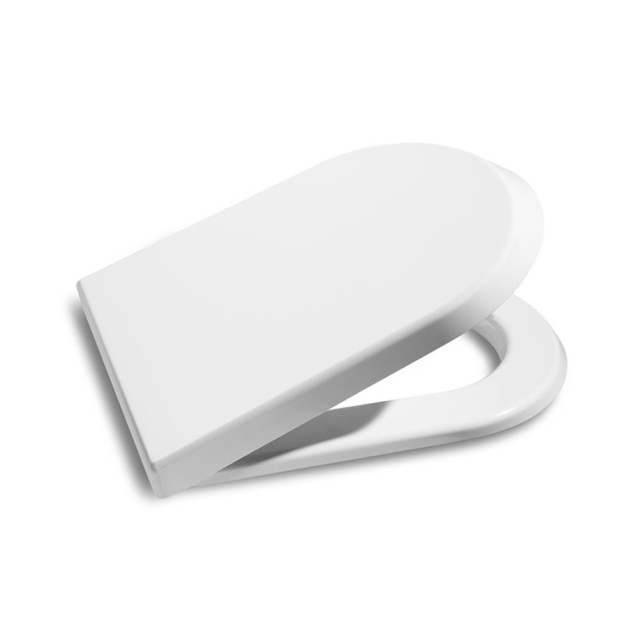 Capac WC din duroplast, Roca Nexo A80164A004, alb, inchidere lenta