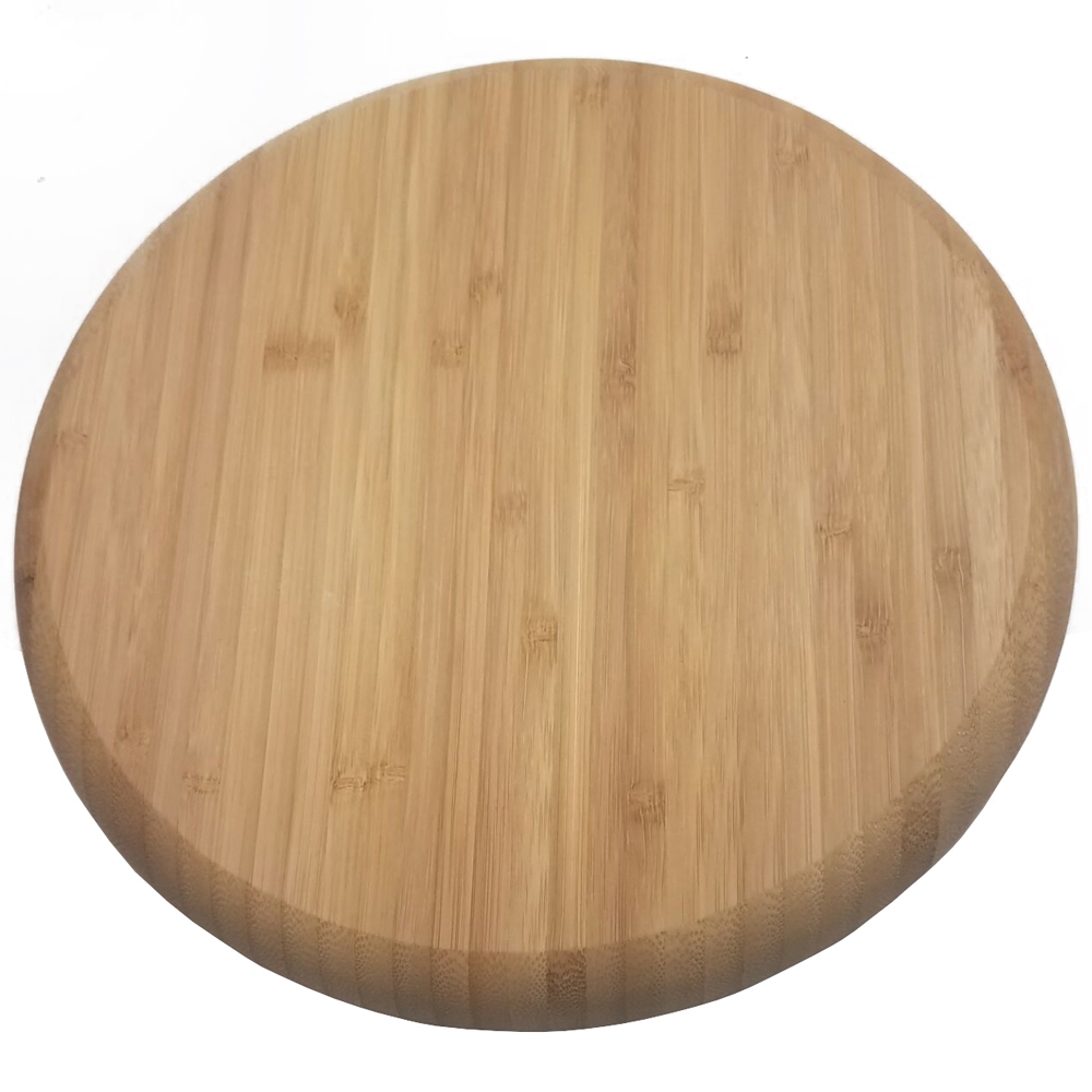 Tava rotunda pentru servire, din bambus,  HB-2050, 25.4 x 1.9 cm