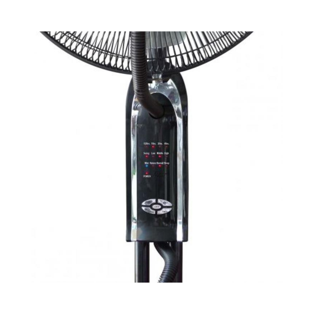 Ventilator cu pulverizare apa Ardes AR5M40, 45 W, 3 viteze, diametru 40 cm, rezervor apa 3 l, umidificator cu ultrasunete, telecomanda, negru