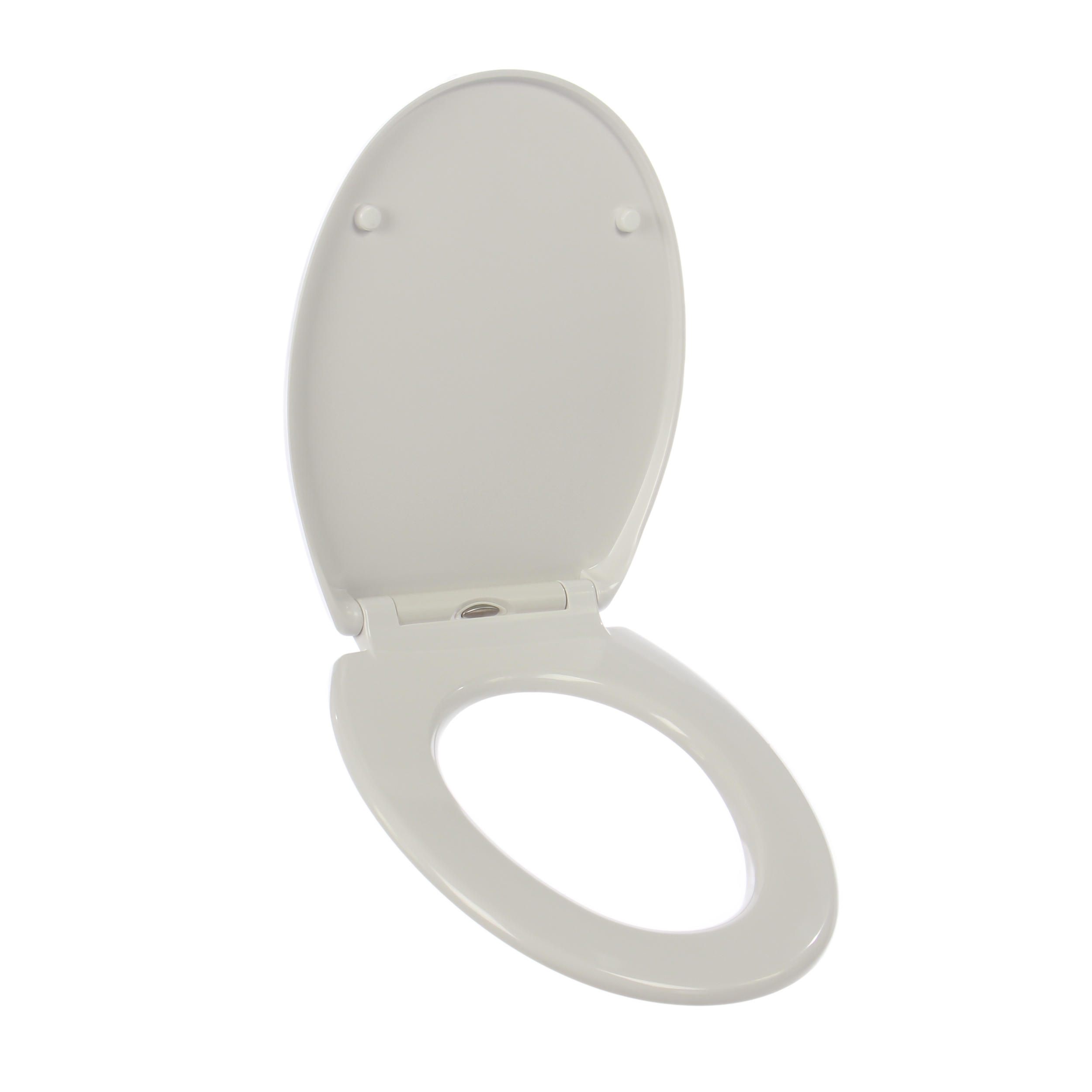 Capac WC din duroplast, MKW Benefit Slim DS0A5T002, alb, inchidere lenta, 378 x 415 / 465 mm