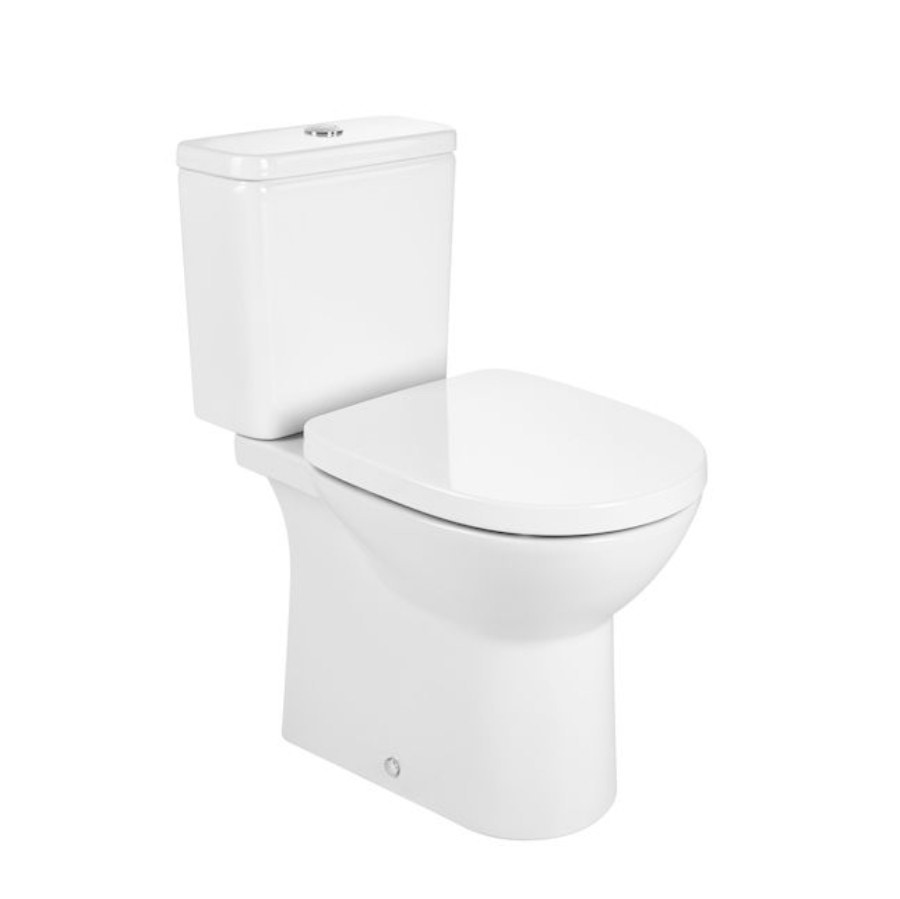 Vas WC Roca Debba A34299P000, alb, cu evacuare dubla, 35.5 x 65.5 x 40