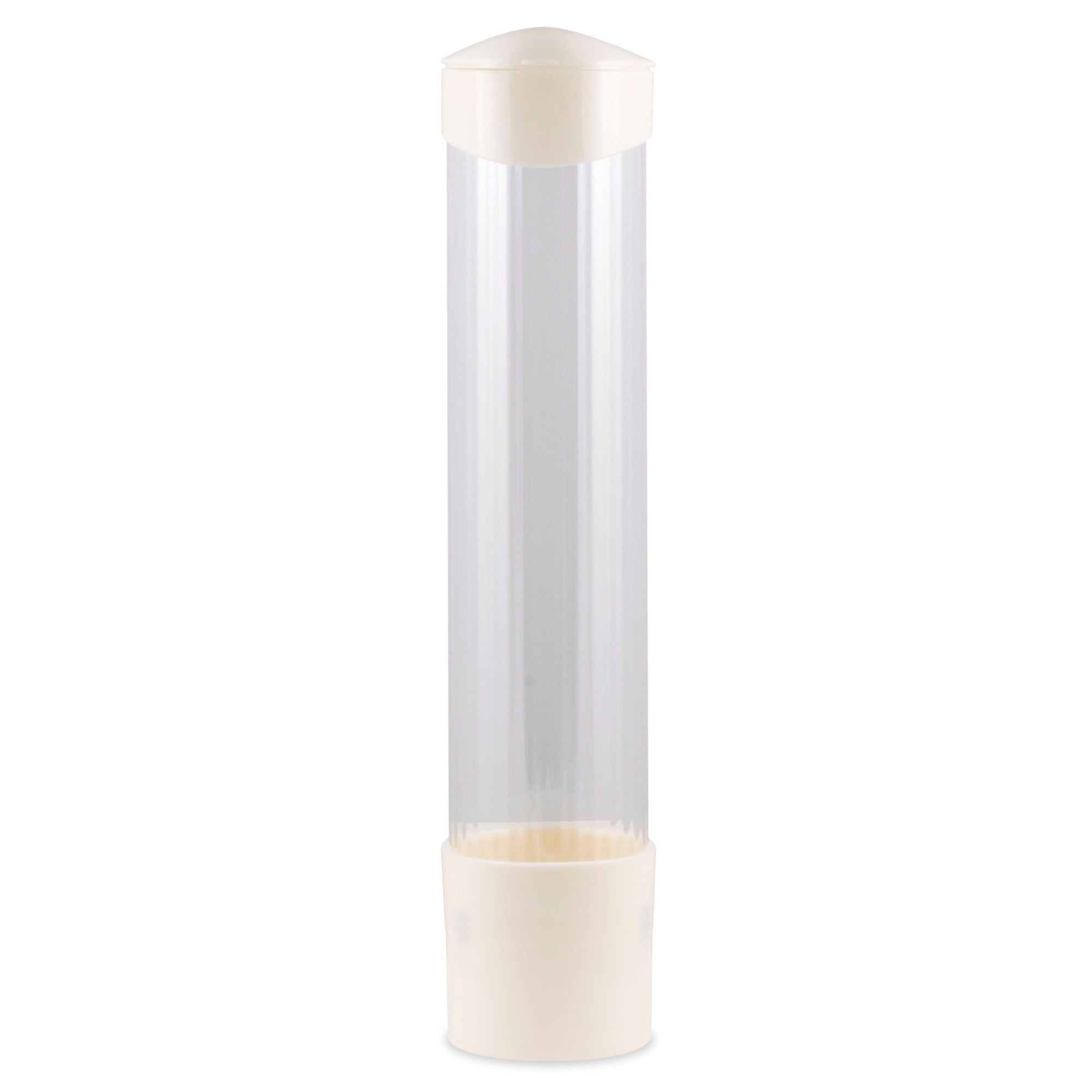 Suport de pahare din plastic sau carton pentru dozator de apa, Zass ZWDCH 01, ABS + policarbonat, 40 x 7.5 x 8 cm, alb + transparent