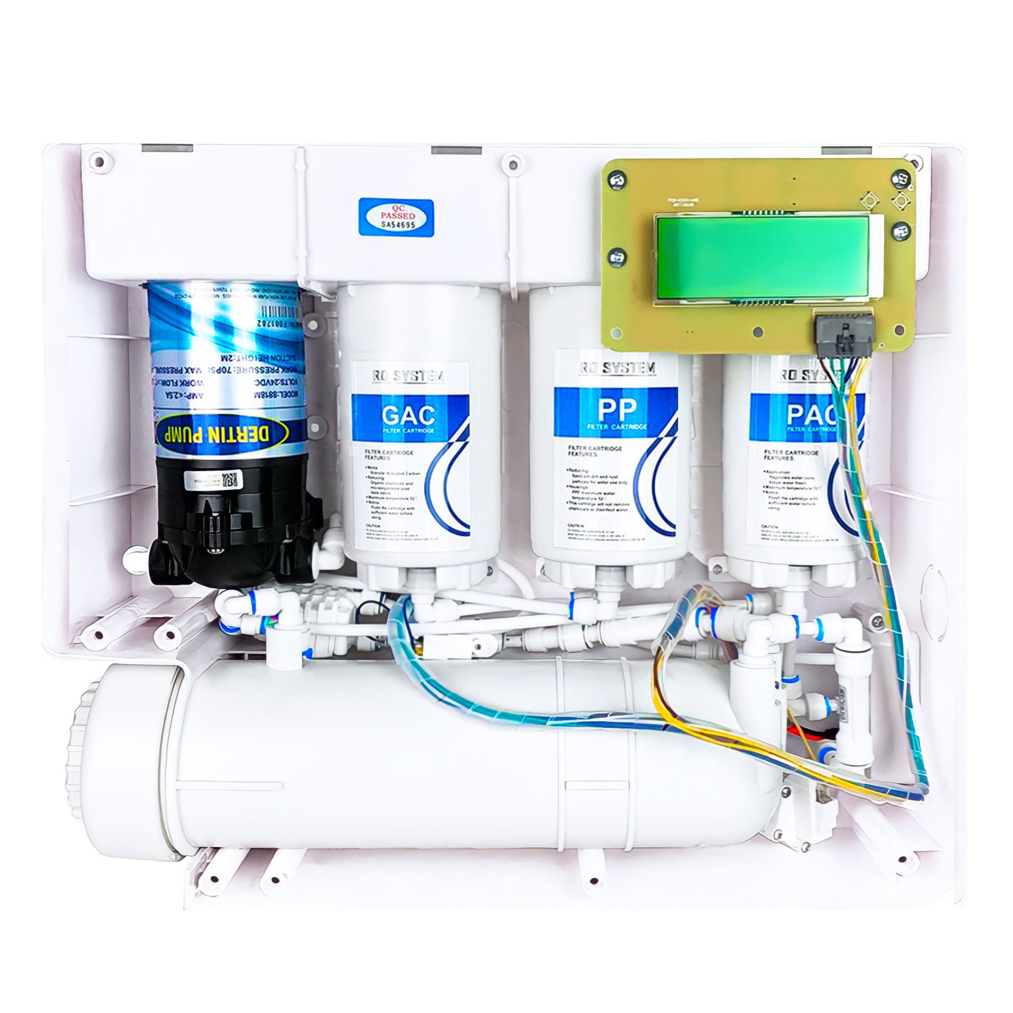 Sistem filtrare apa cu osmoza inversa RO 800 GPD-14, fara rezervor acumulare, 2 l/min