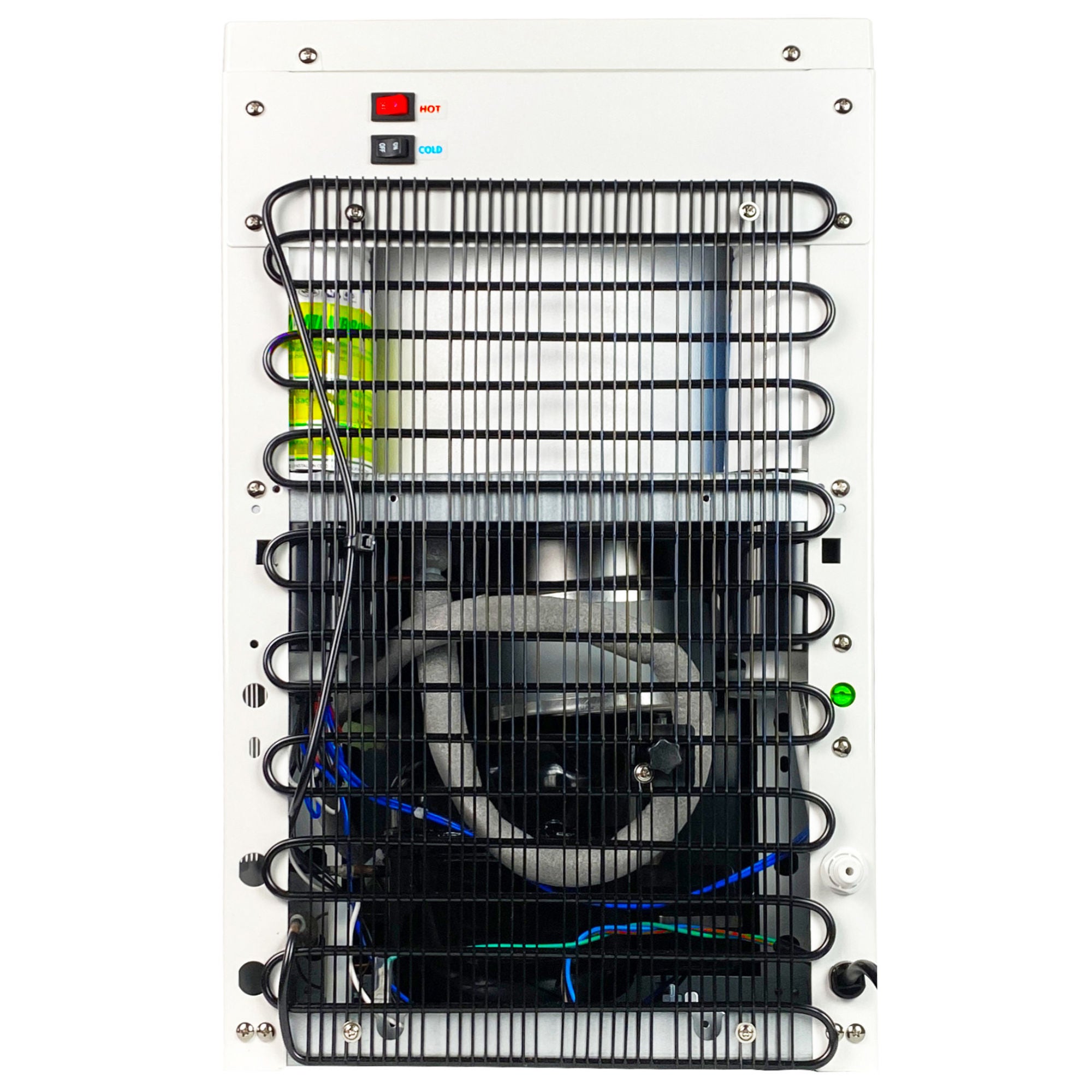 Dozator de apa Waco Infinite 20S, cu sistem de filtrare, putere incalzire 430 W, putere racire 80 W, design elegant cu lumina ambientala, alb + negru