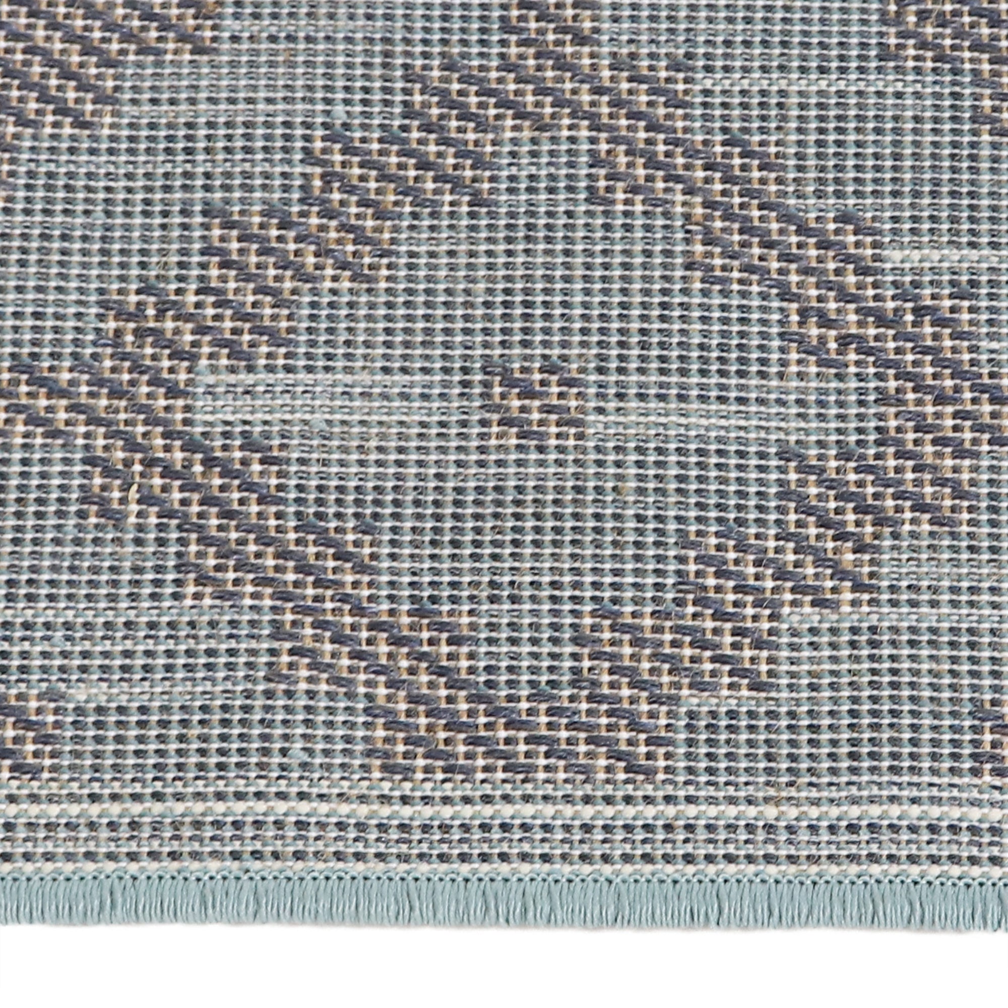Covor living / dormitor Oriental Weavers Zenda L 524/PJ7, 160 x 235 cm, poliolefina, albastru, dreptunghiular