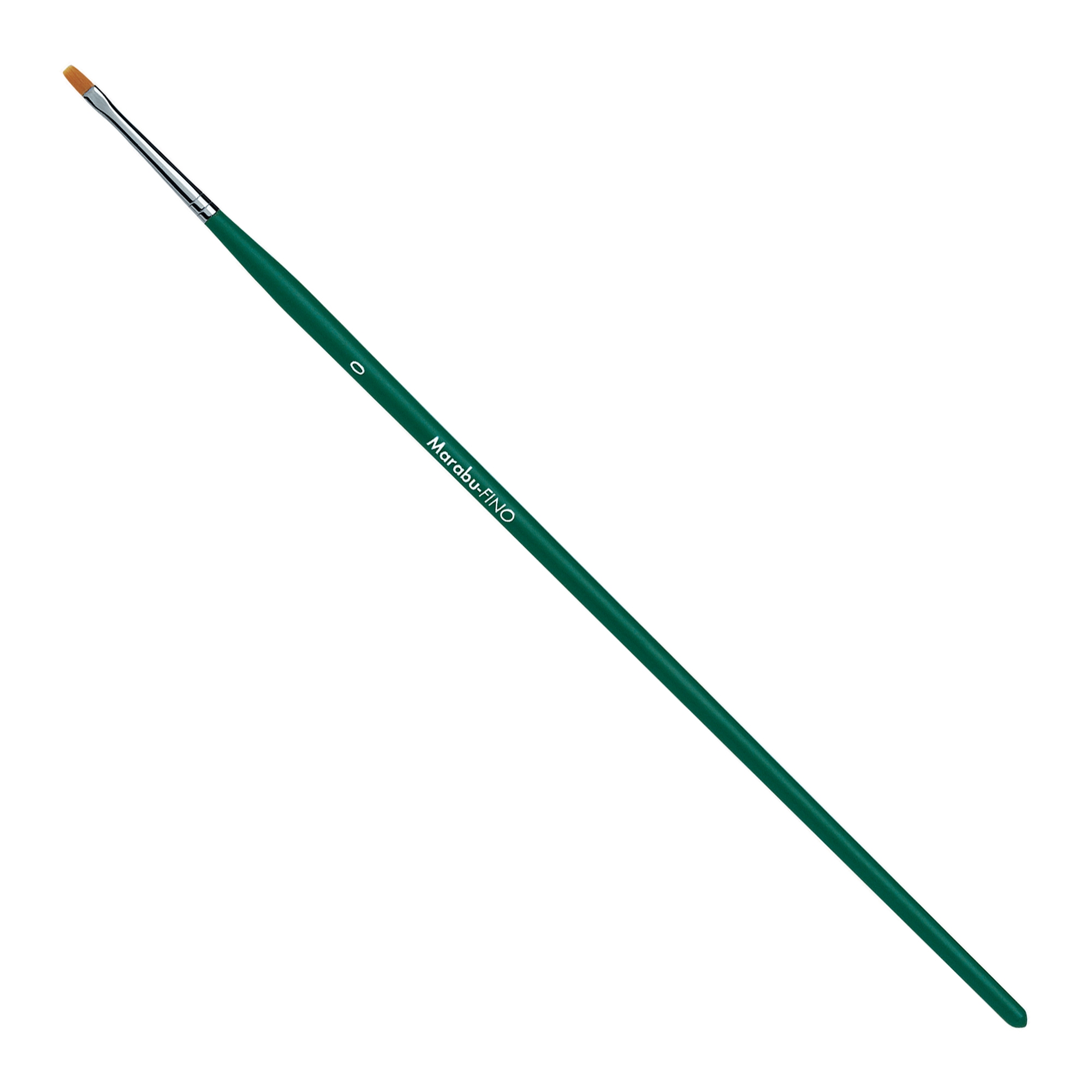 Pensula nr. 0, cu varf plat, Marabu Fino, 2 mm