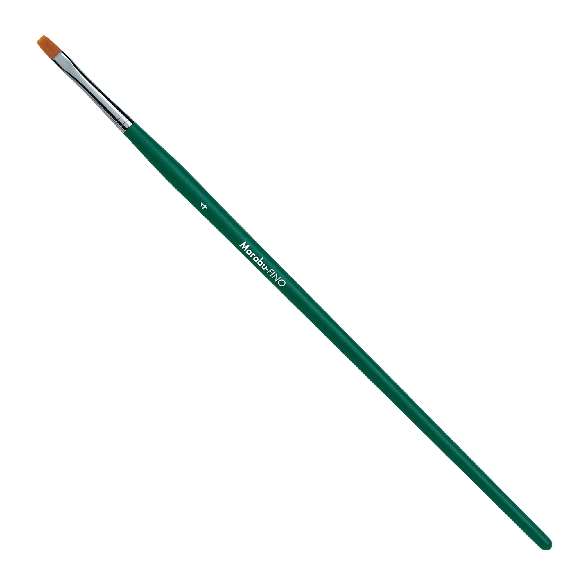 Pensula nr. 4, cu varf plat, Marabu Fino, 5 mm