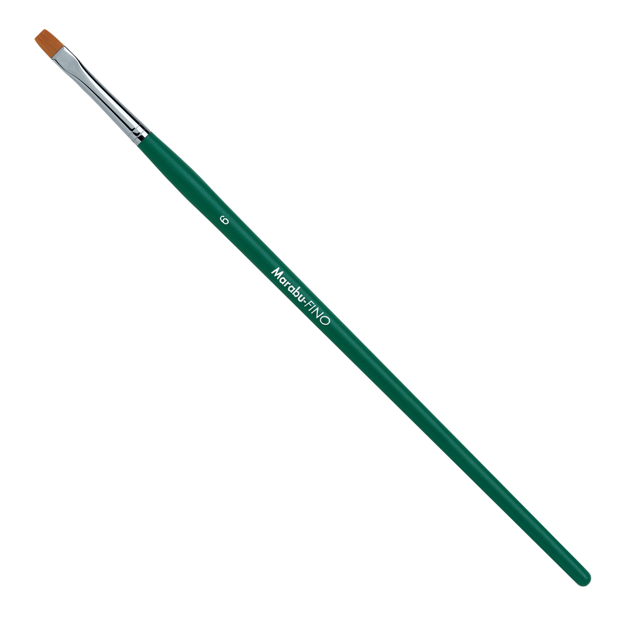 Pensula nr. 6, cu varf plat, Marabu Fino, 6 mm