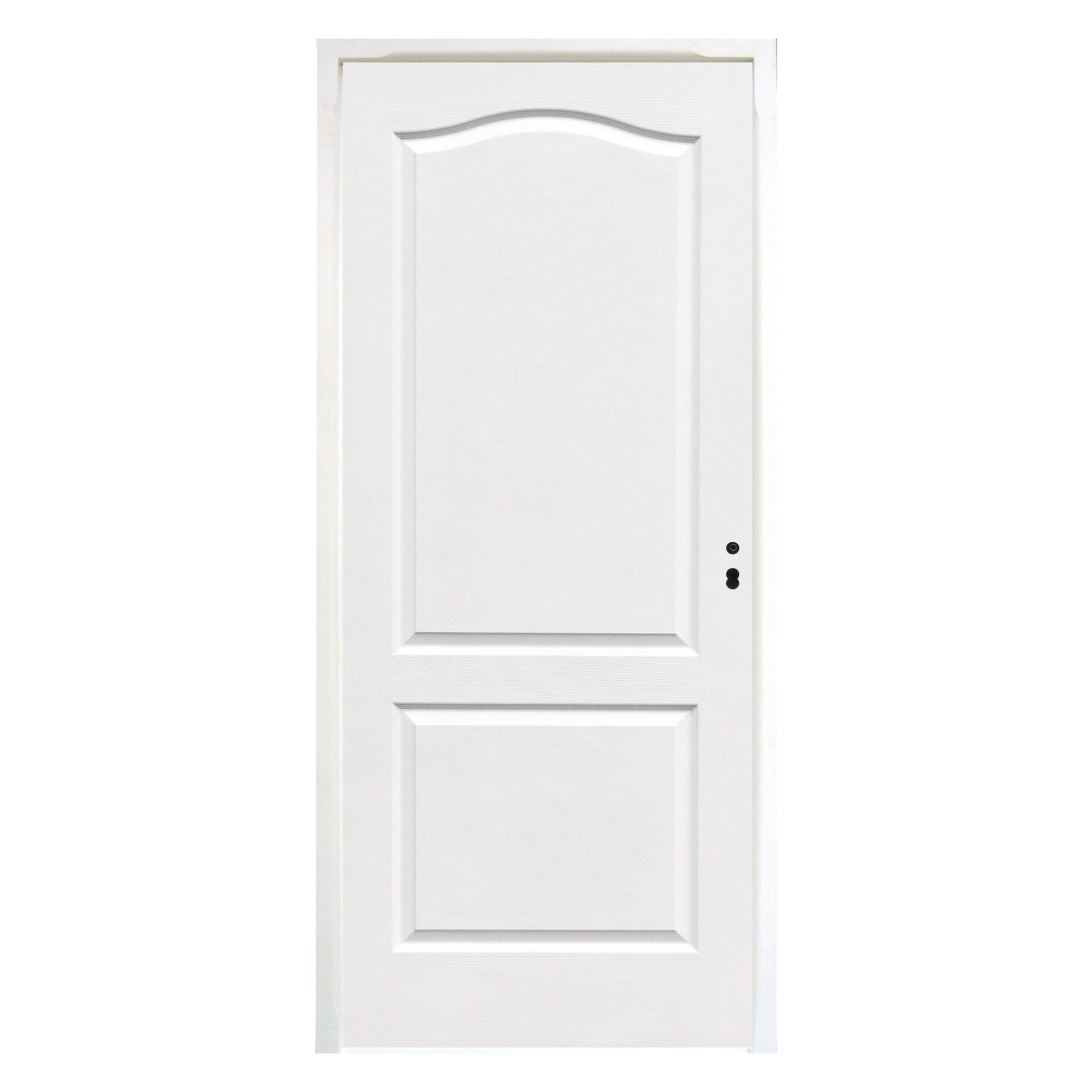 Usa interior celulara, Eco Euro Doors HDF, stanga, alb, 205 x 76 x 4 cm, cu toc