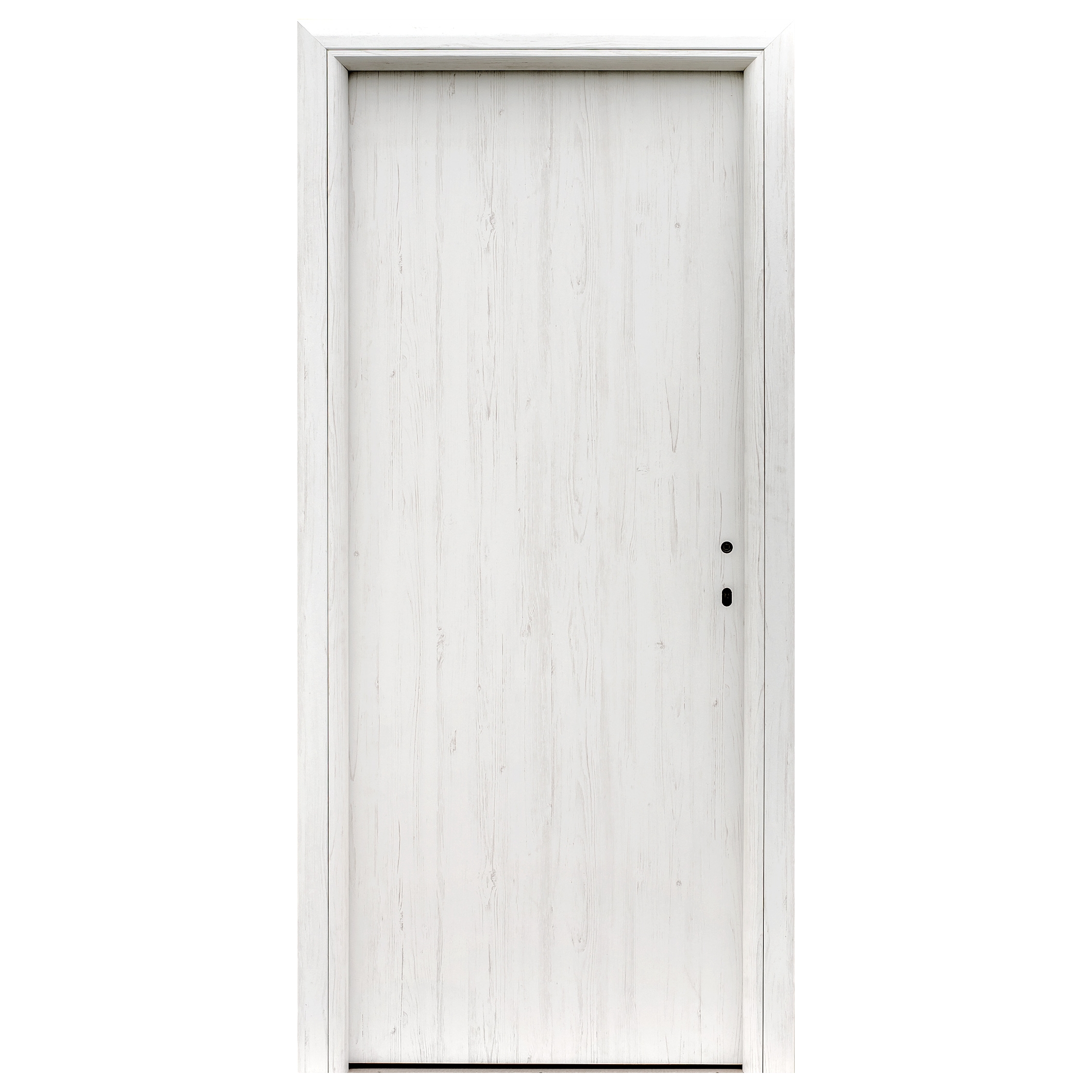 Usa interior celulara, Eco Euro Doors R80 Doina, stanga, alb, 202 x 76 x 4 cm, cu toc
