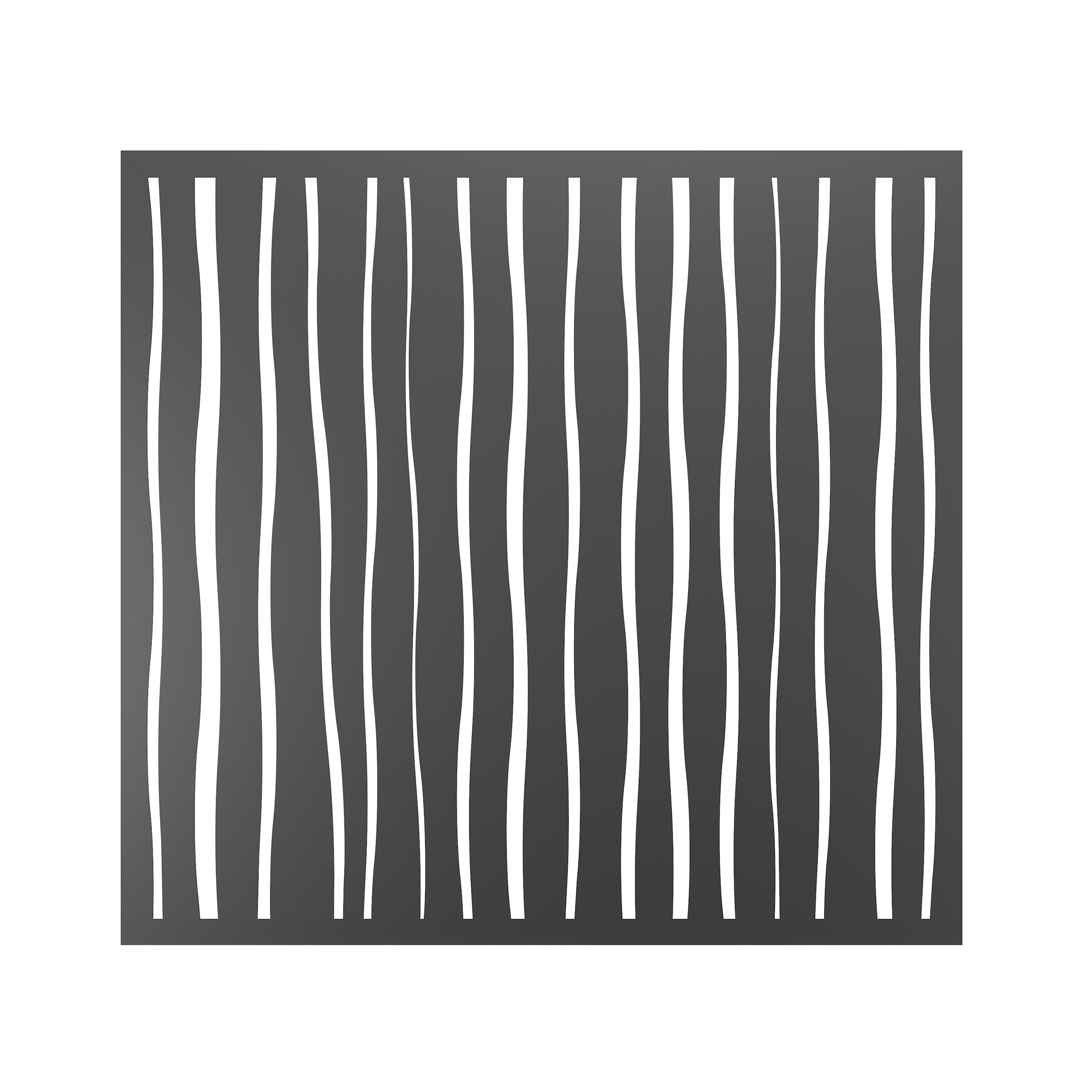 Panou gard aluminiu, din tabla decupata, G26C, negru (RAL 9005), 2000 x 1800 mm