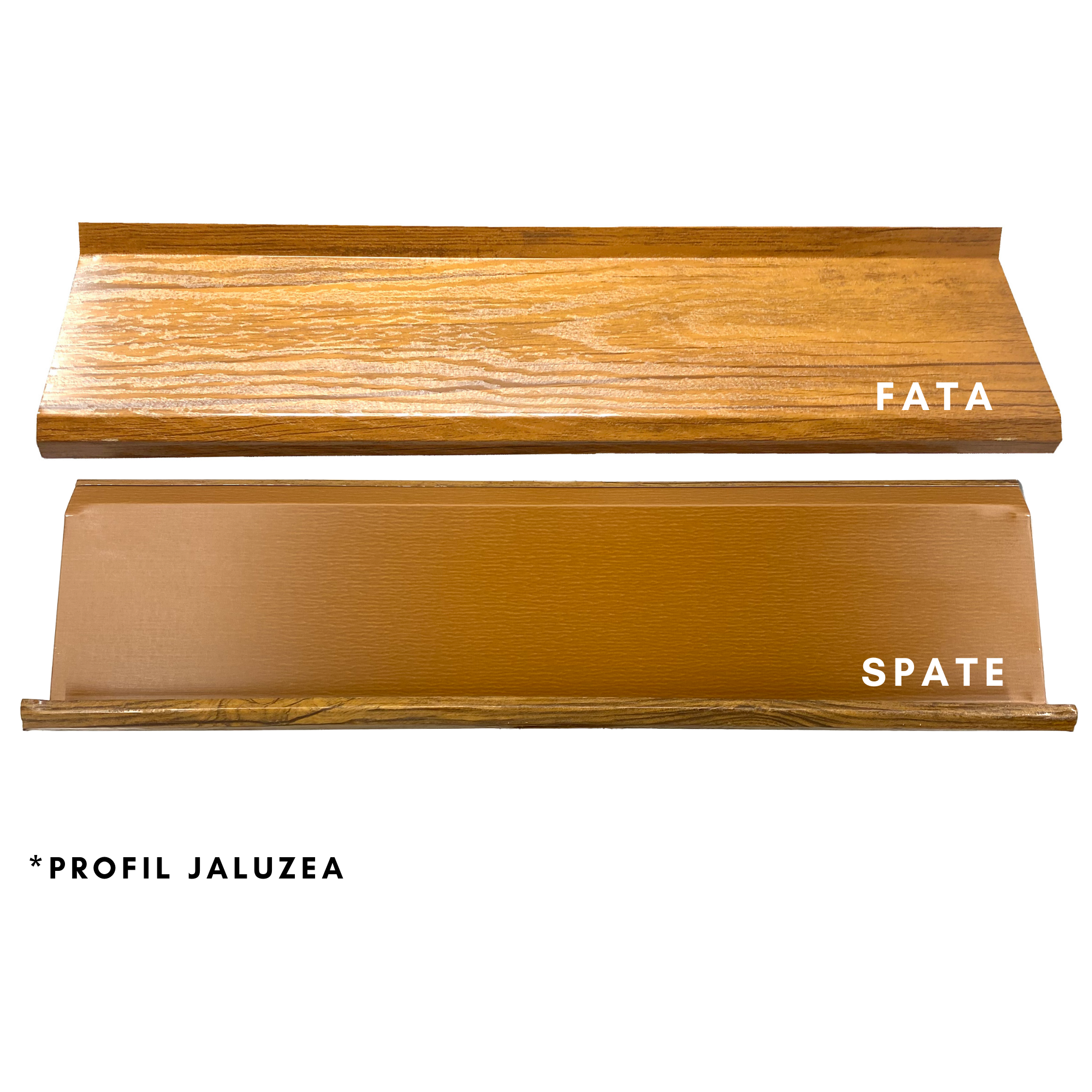 Panou gard jaluzea Sigma, stejar, imitatie lemn - fata, lucios - spate, 1980 x 1000 x 0.4 mm