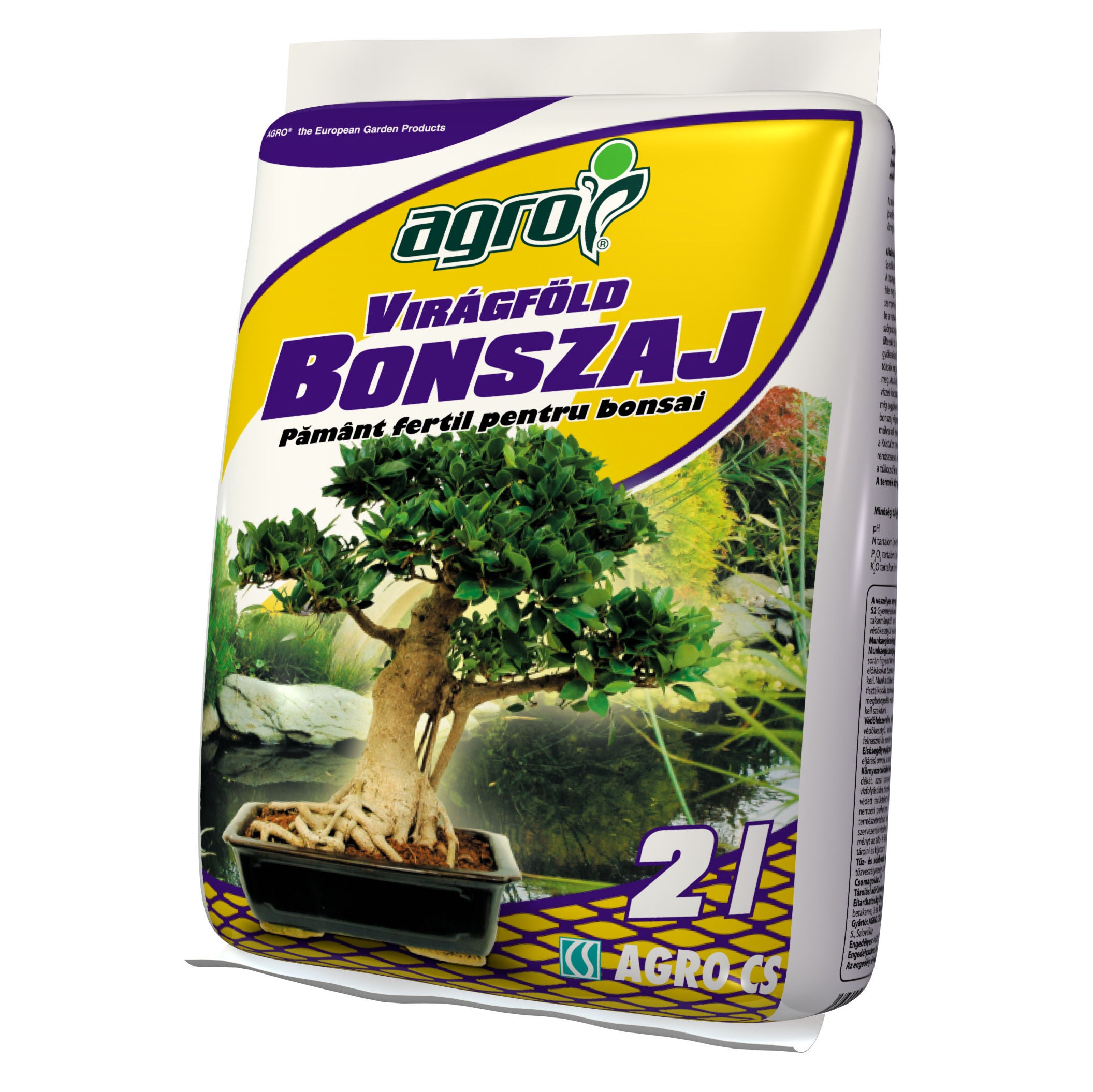 Pamant pentru bonsai Agro CS 2l