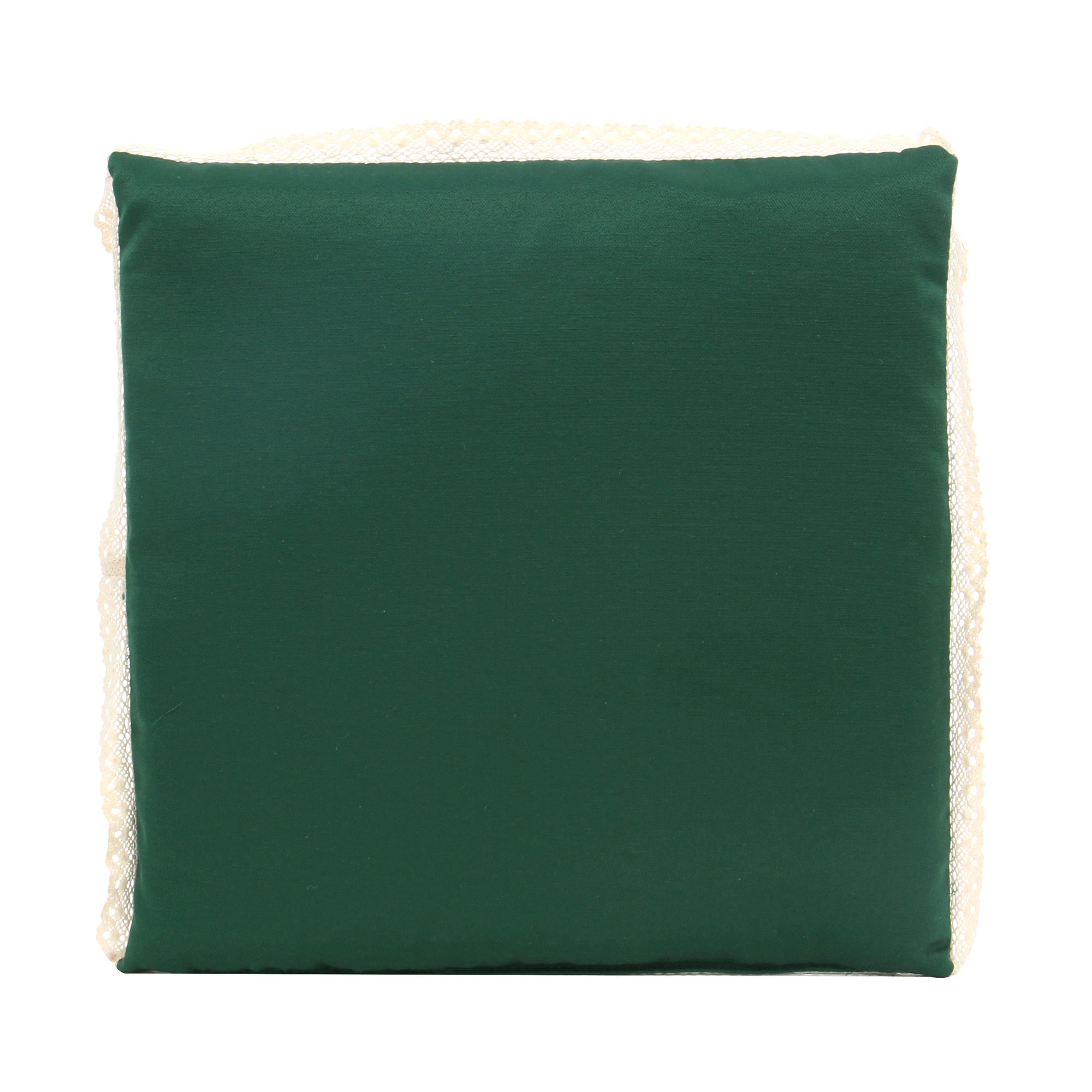 Perna pentru sezut, Tosca, verde, bumbac + poliester, 40 x 40 x 3 cm