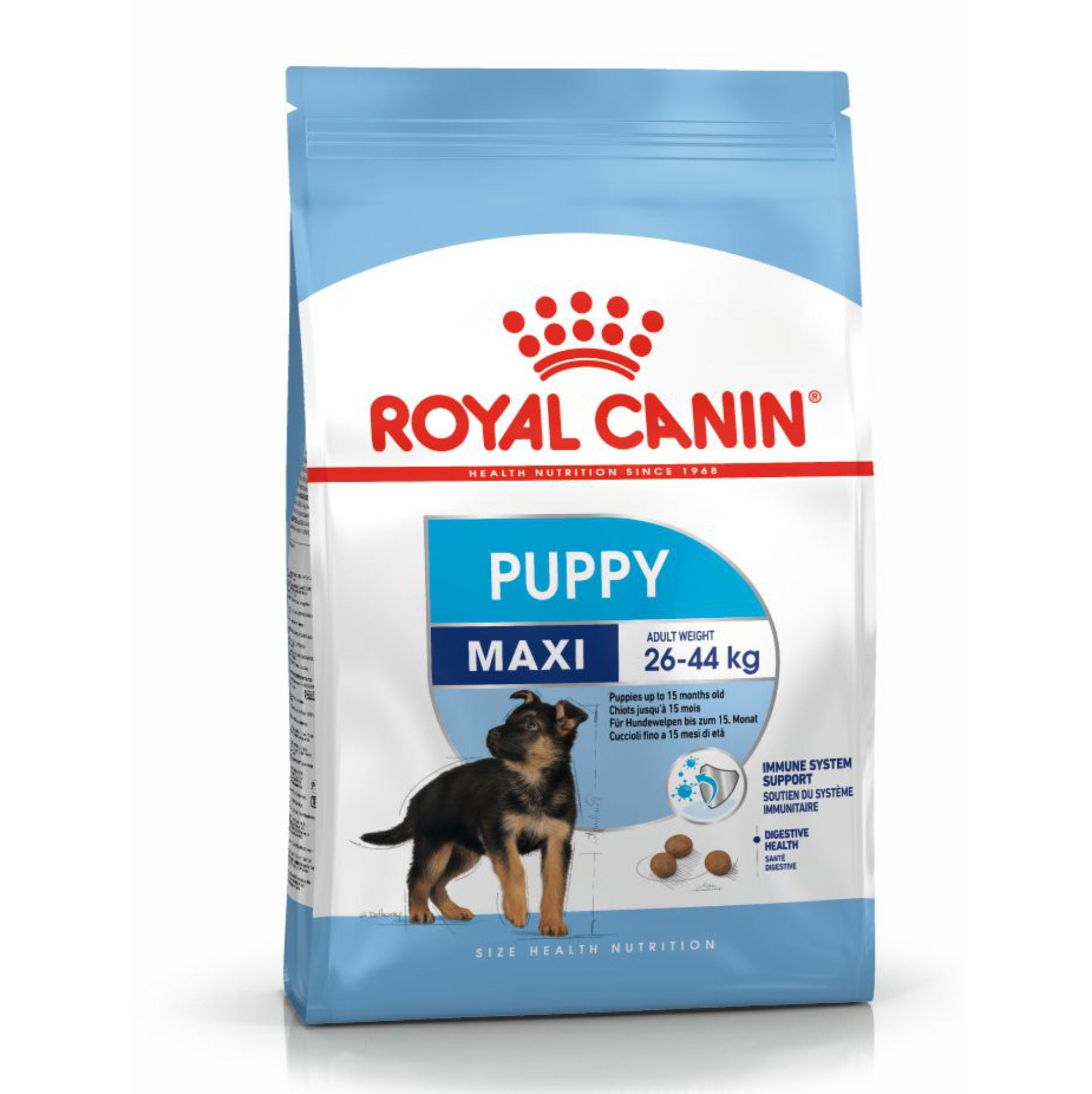 Hrana uscata caine junior Royal Canin Maxi Puppy, 15 kg