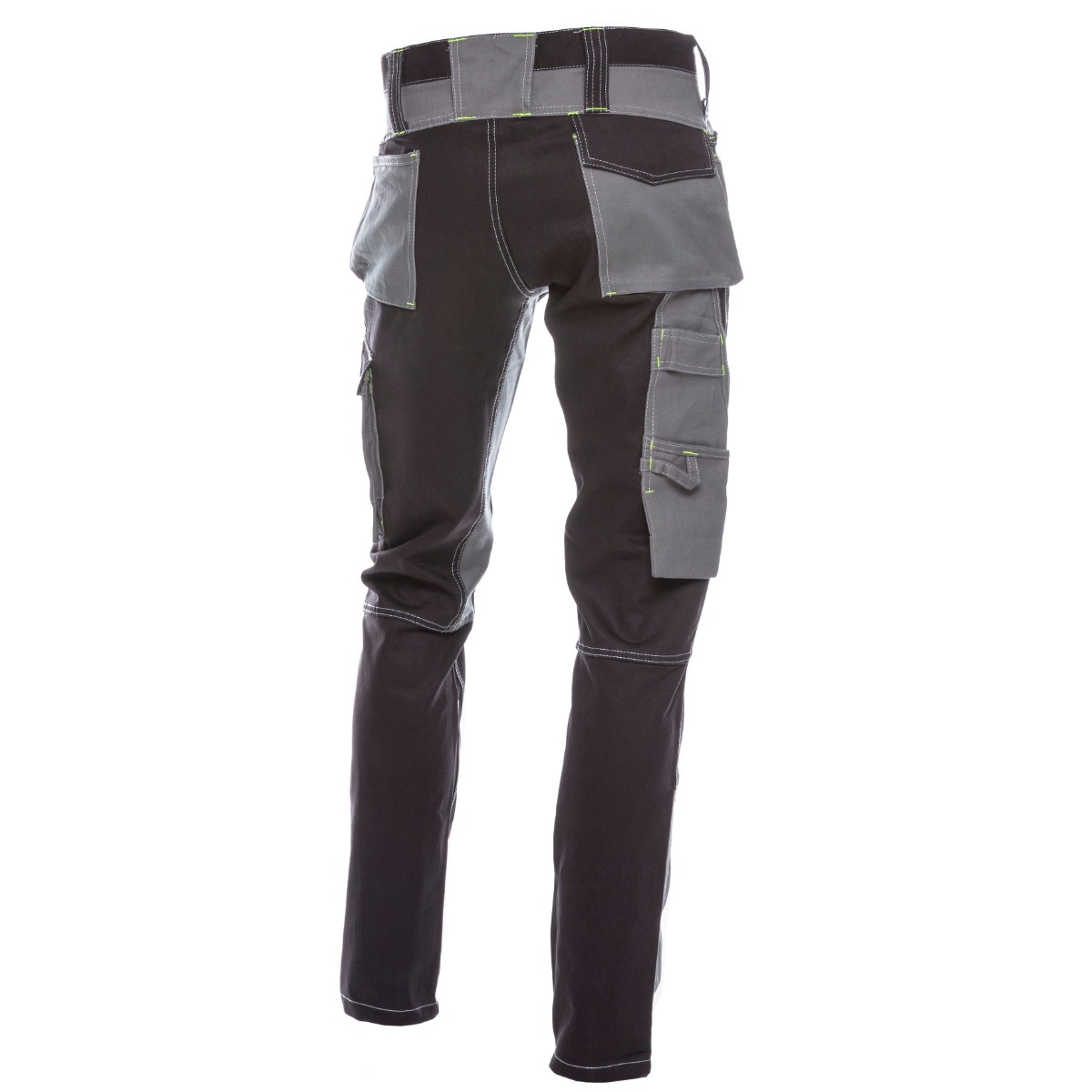 Pantalon de lucru DCT Amos, bumbac, negru + gri, marimea 46