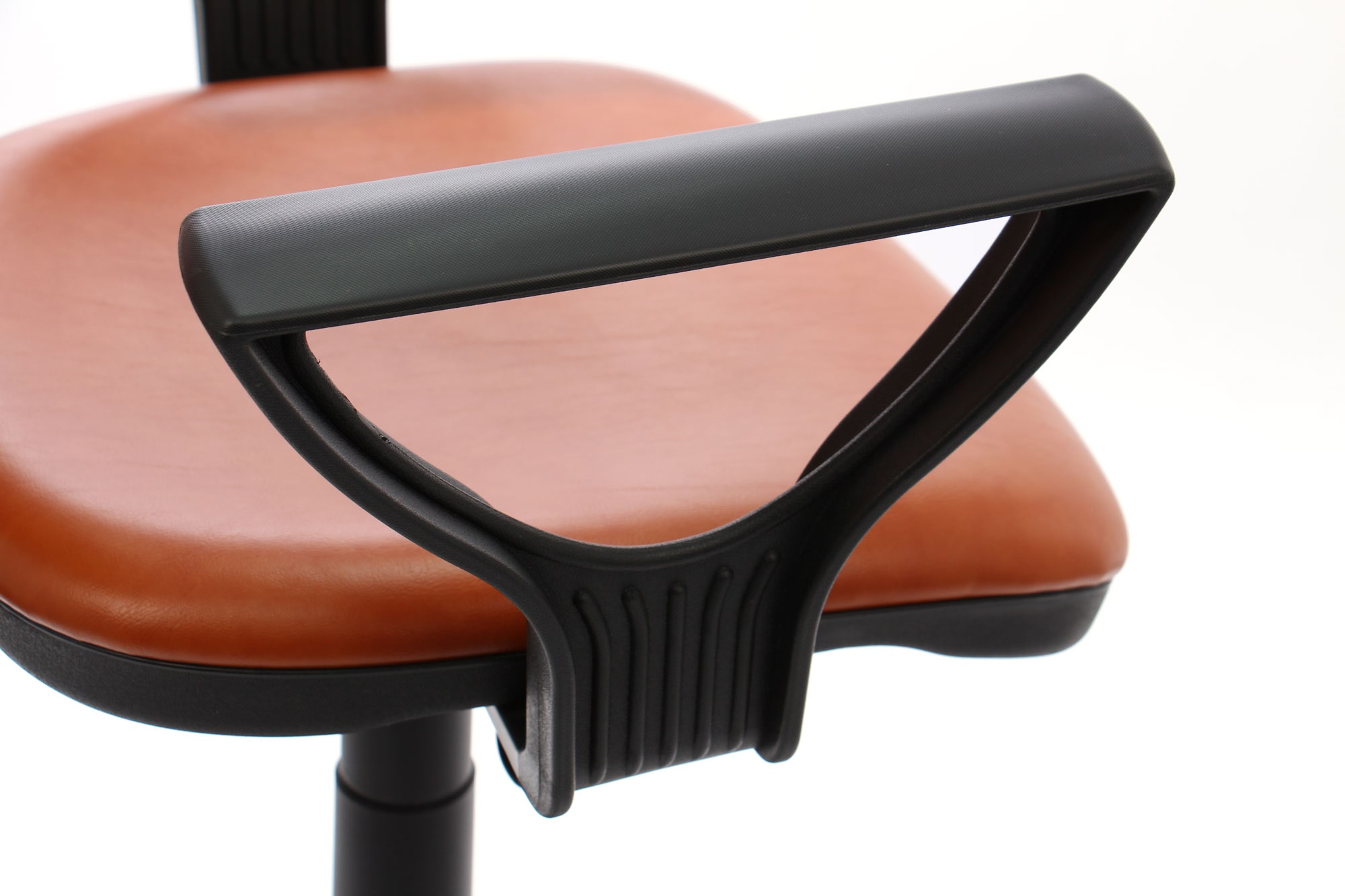 Scaun birou ergonomic Golf LX, rotativ, imitatie piele 3528, maro
