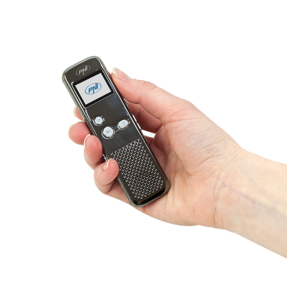 Reportofon audio video PNI RedStone PNI-AV1080, video 1080 p, MP3 player, card microSD 8 GB inclus