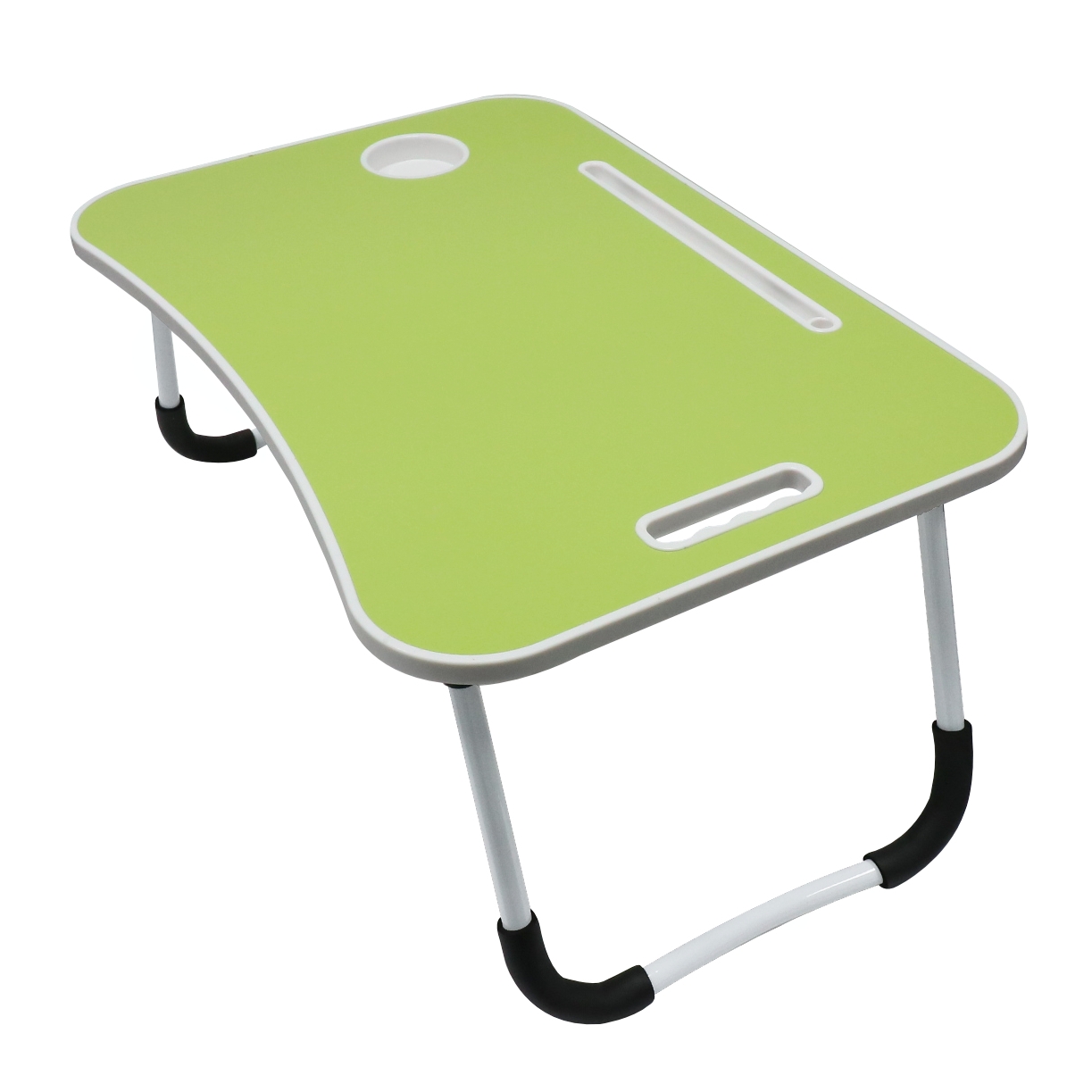 Masa pentru laptop Nolito, plianta, verde, 60 x 40 x 27 cm