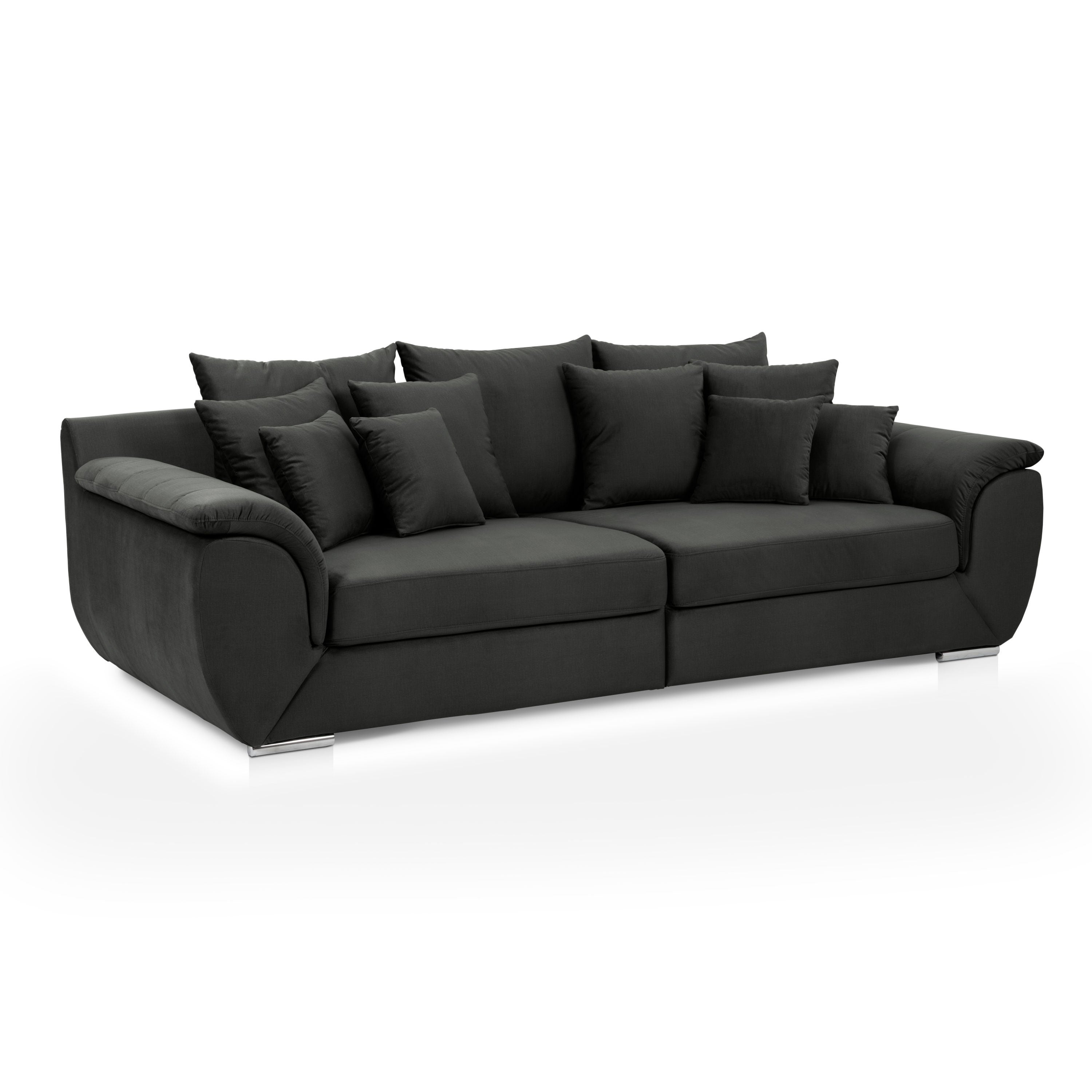 Canapea fixa 3 locuri MM608, gri antracit, 270 x 130 x 93 cm, 2C
