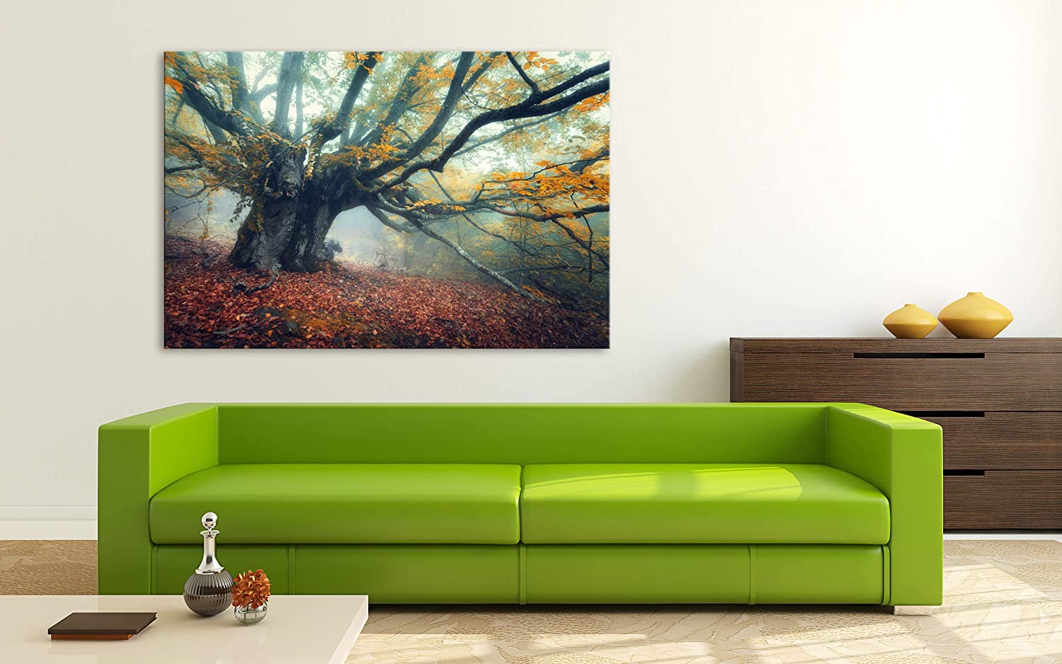 Tablou canvas Copac antic, Picma, standard, panza + sasiu lemn, 60 x 90 cm
