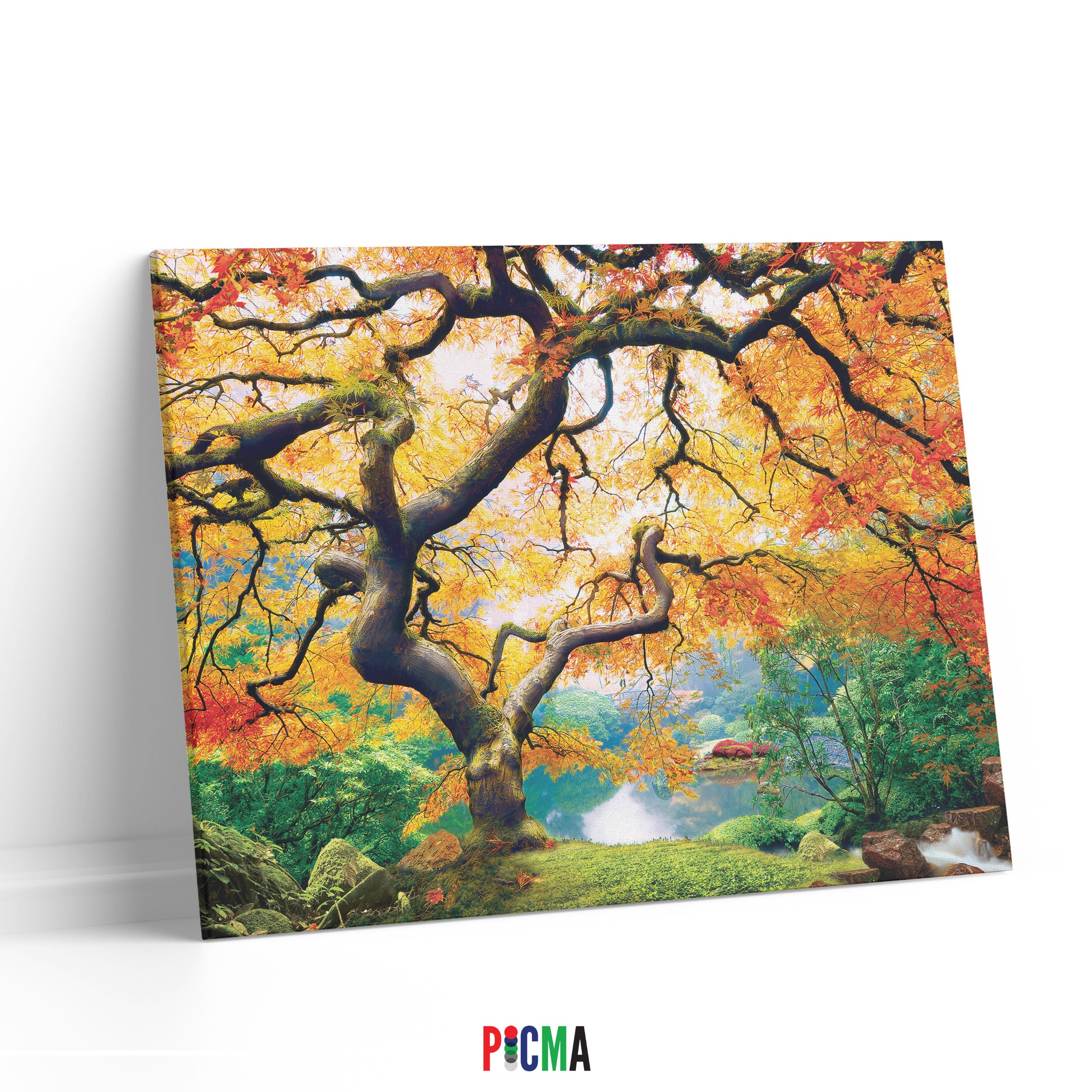 Tablou canvas Artar, Picma, standard, panza + sasiu lemn, 80 x 120 cm