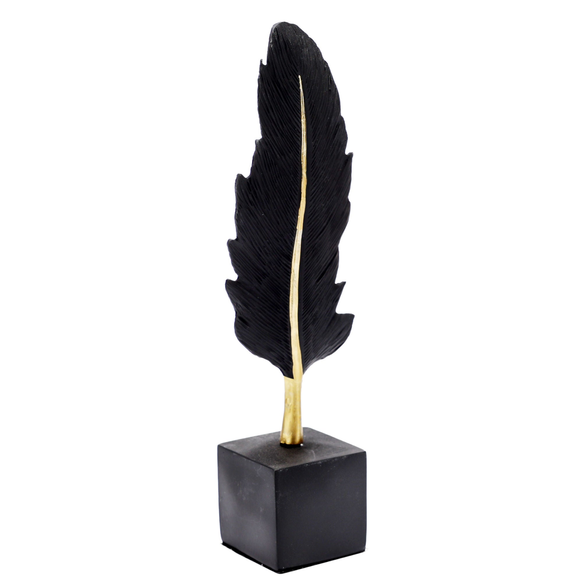 Statueta Tree, Ella Home, rasina, negru, 29 cm