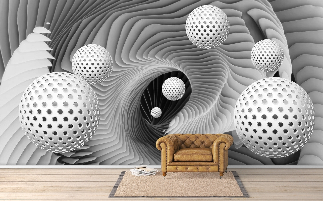 Fototapet vinil 3D, Printdream Abstractie geometrica, 450 x 230 cm