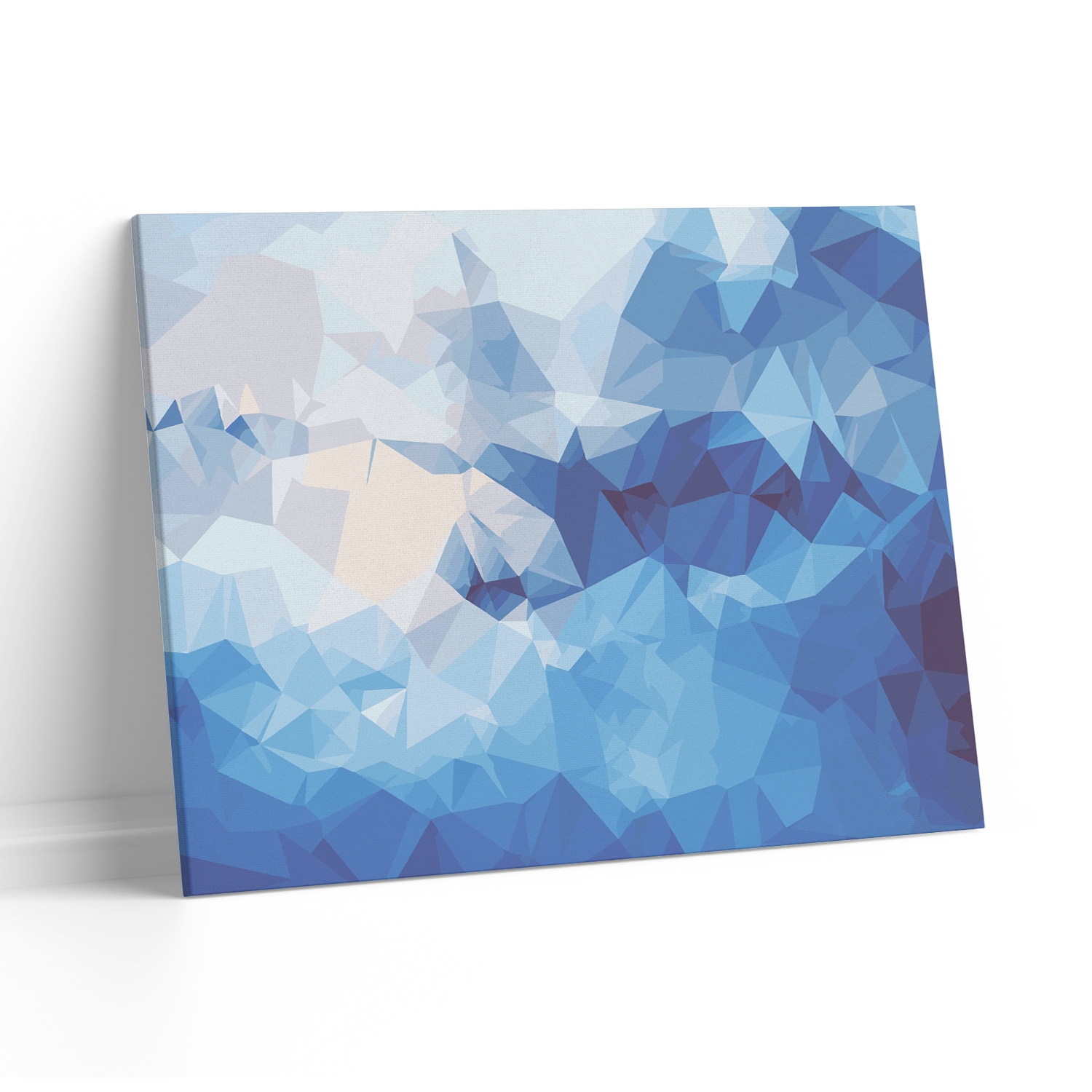 Tablou canvas luminos Nori albastri, Picma, dualview, panza + sasiu lemn, 60 x 90 cm
