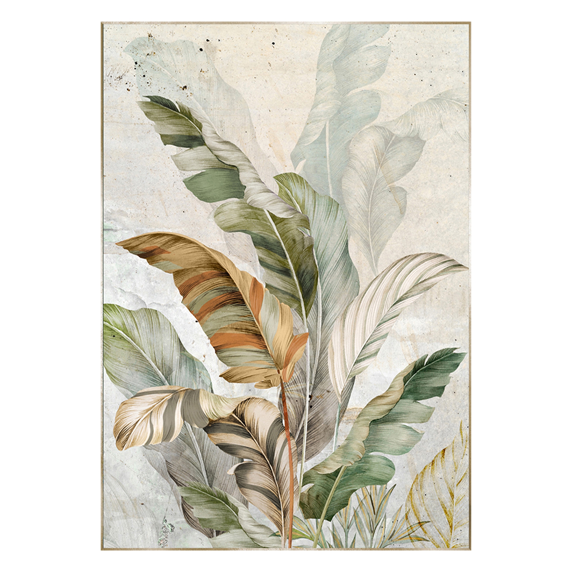 Tablou canvas Botanic, Styler, standard, panza + sasiu MDF, cu rama, 70 x 100 cm